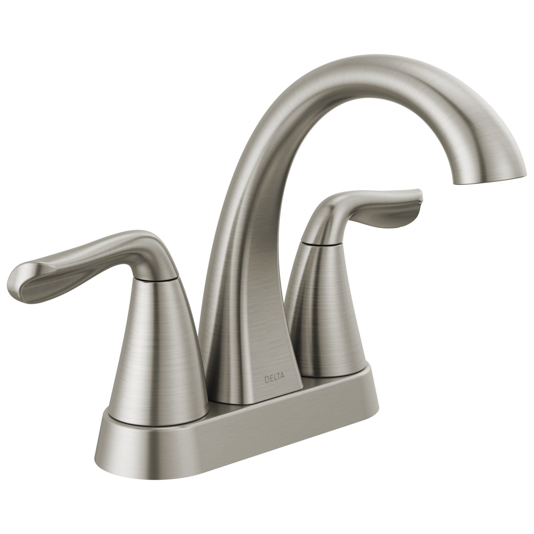 Two Handle Centerset Bathroom Faucet in Spotshield Brushed Nickel