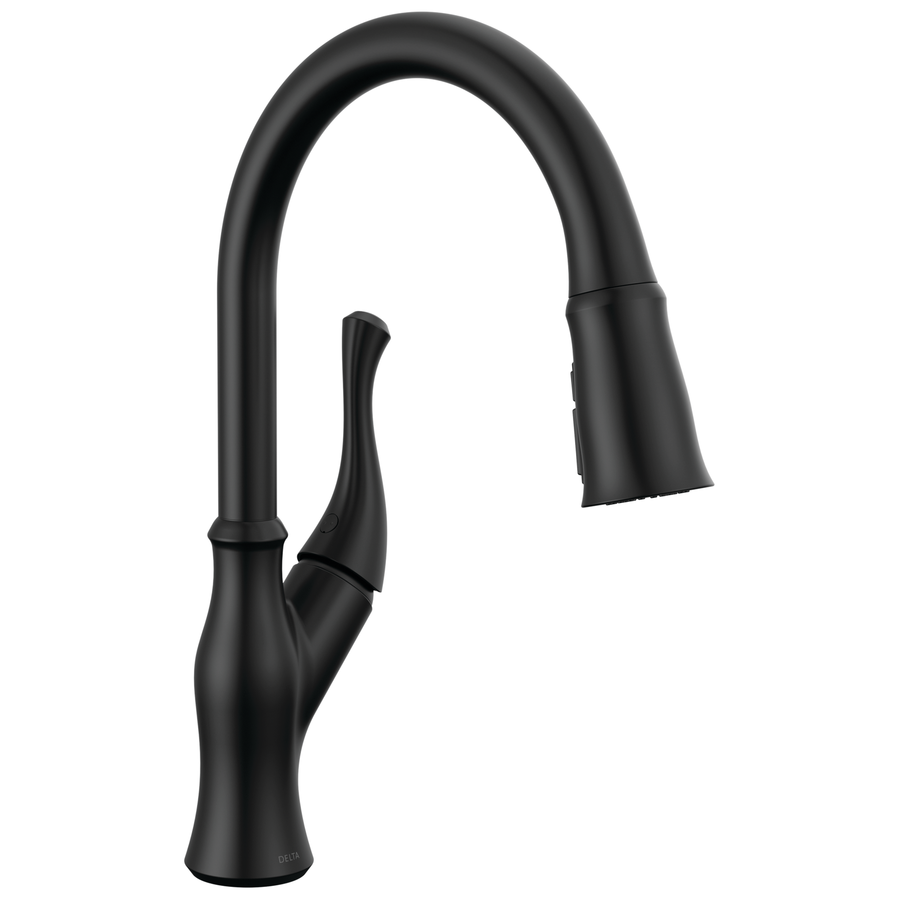 Single-Handle Pull-Down Kitchen Faucet in Matte Black 19888Z-BL