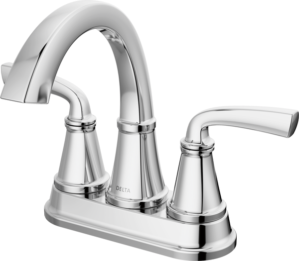 Two Handle Centerset Bath Faucet in Chrome 25864LF | Delta Faucet