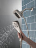 H<sub>2</sub>Okinetic&reg; In2ition&reg; 5-Setting Two-in-One Shower