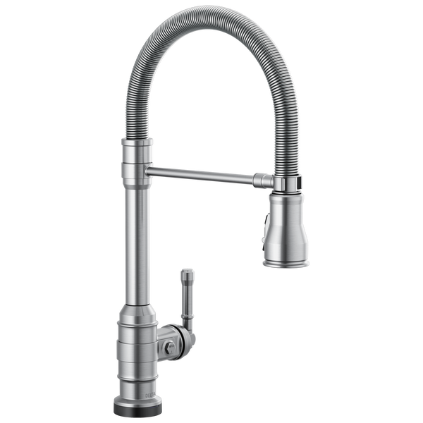 Single-Handle Pull-Down Spring Kitchen Faucet with Touch2O