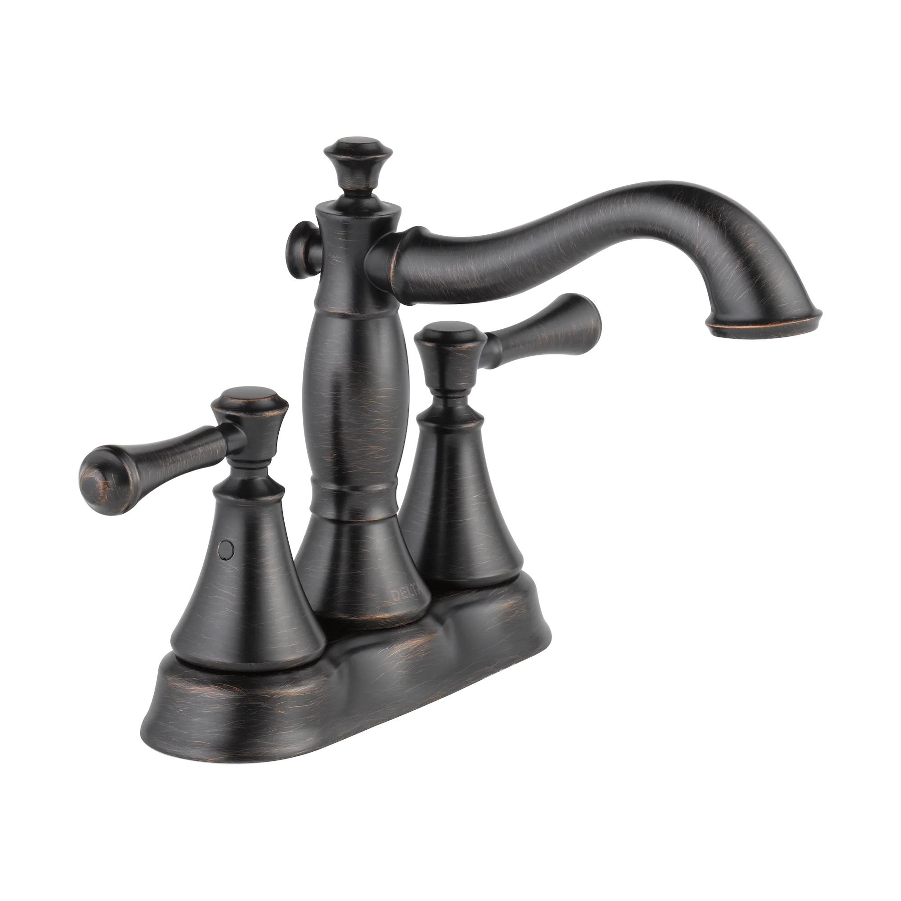 Two Handle Centerset Bathroom Faucet - Metal Pop-Up in Venetian