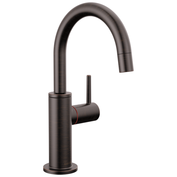 Contemporary Round Instant Hot Water Dispenser in Bronze