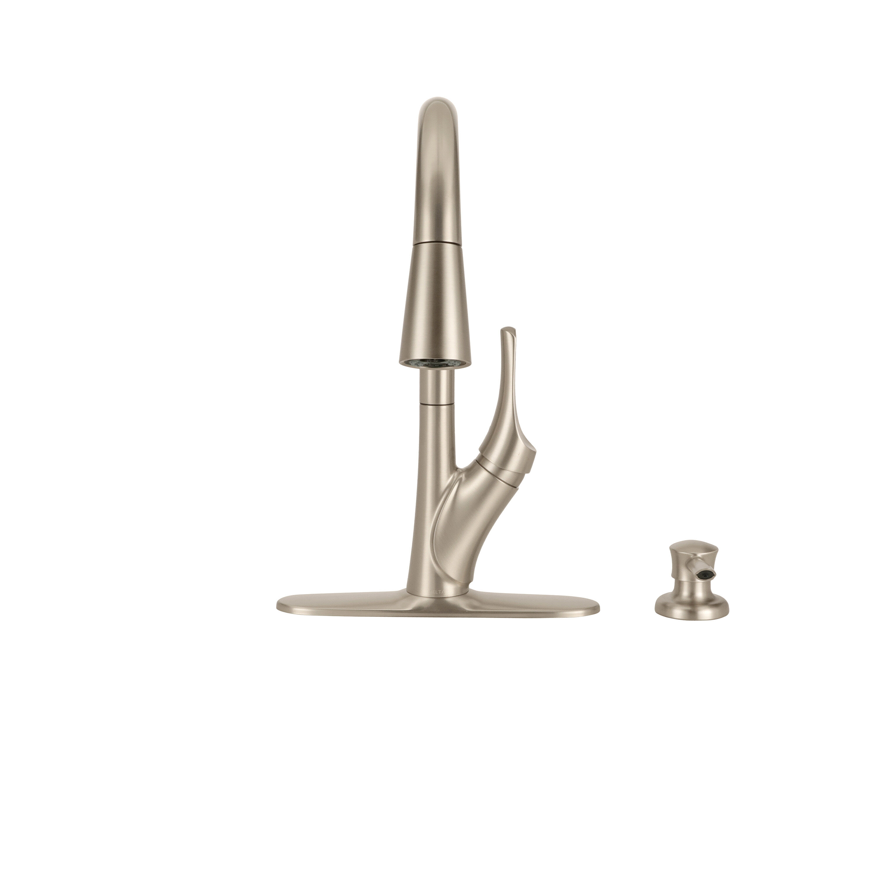 Single Handle Pull-Down Kitchen Faucet (Recertified) in Spotshield