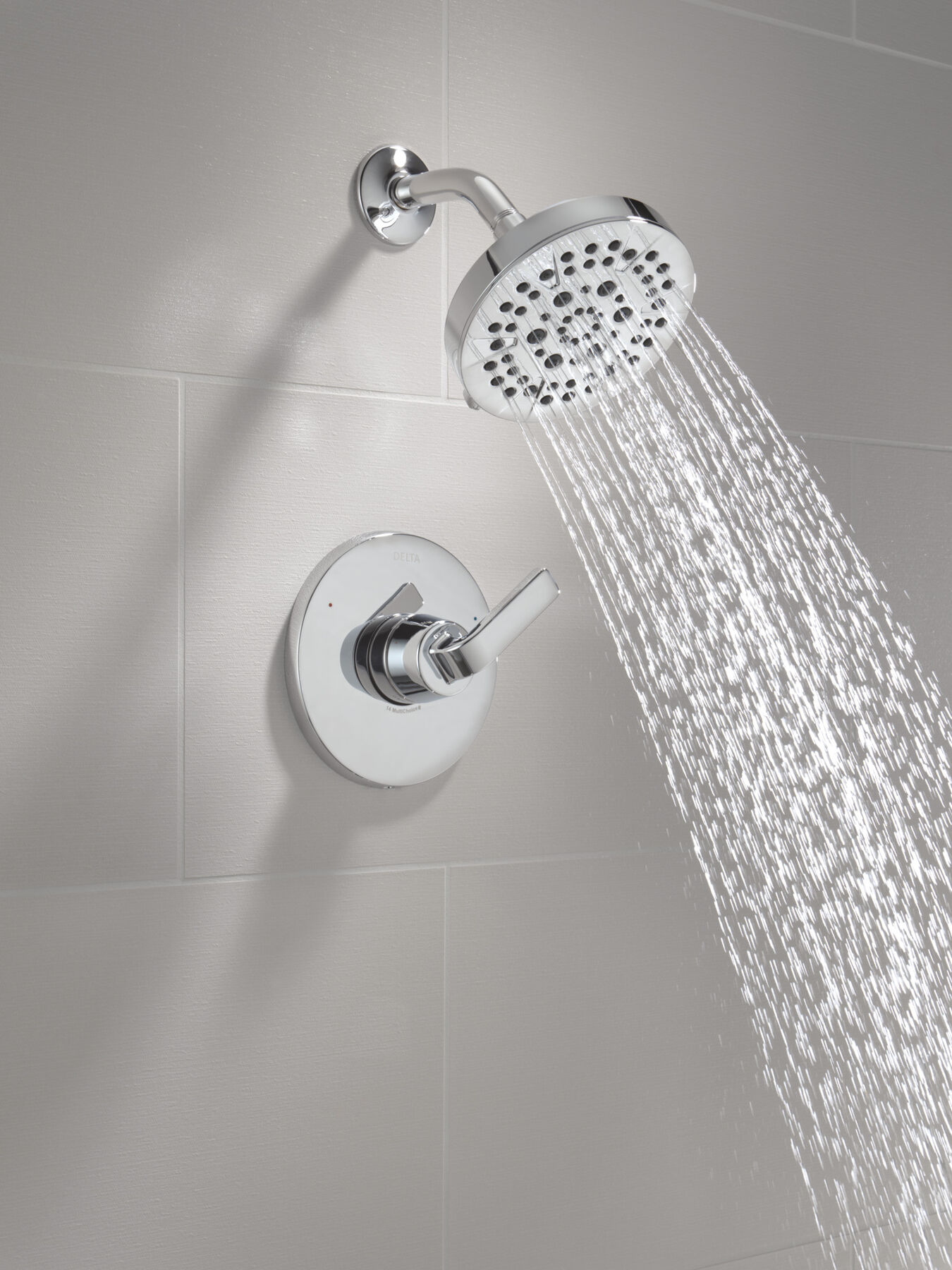 Widespread Lavatory Faucet with 14 Series Shower Trim and Bathroom Accessories Bundle