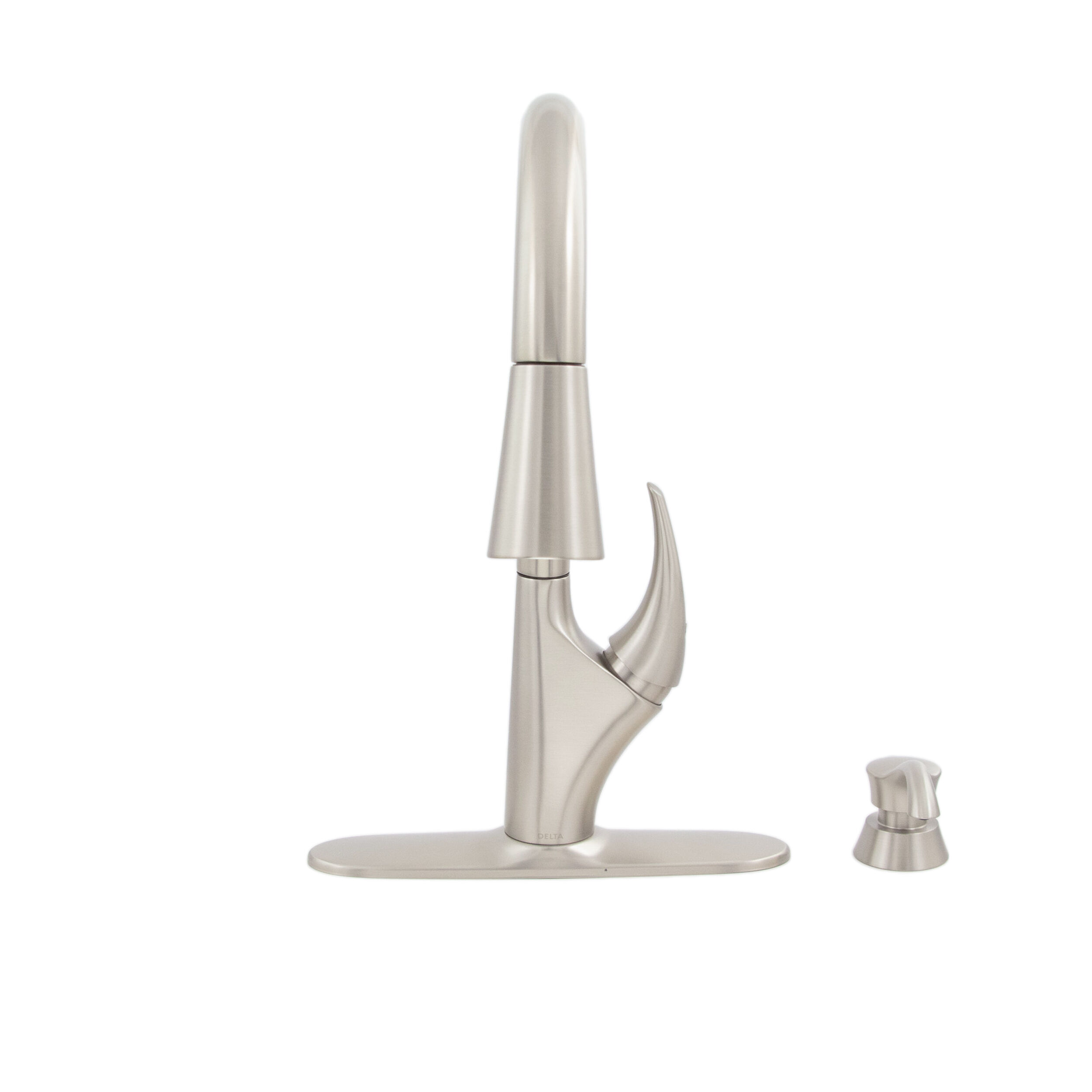 Single Handle Pull-Down Kitchen Faucet in Spotshield Stainless