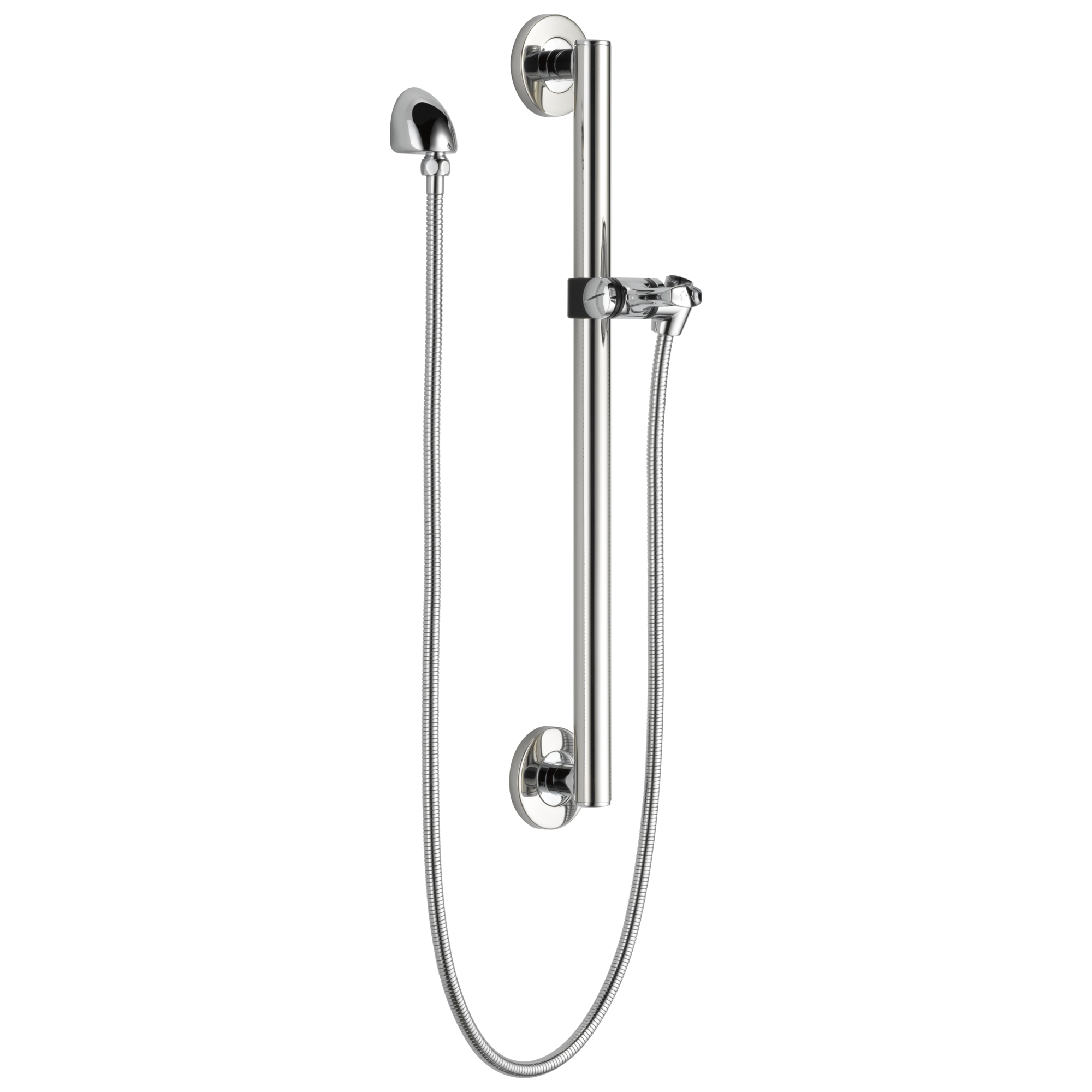 Delta Faucet Universal Showering Components Adjustable Slide Bar/Grab Bar Assembly with Elbow - Chrome