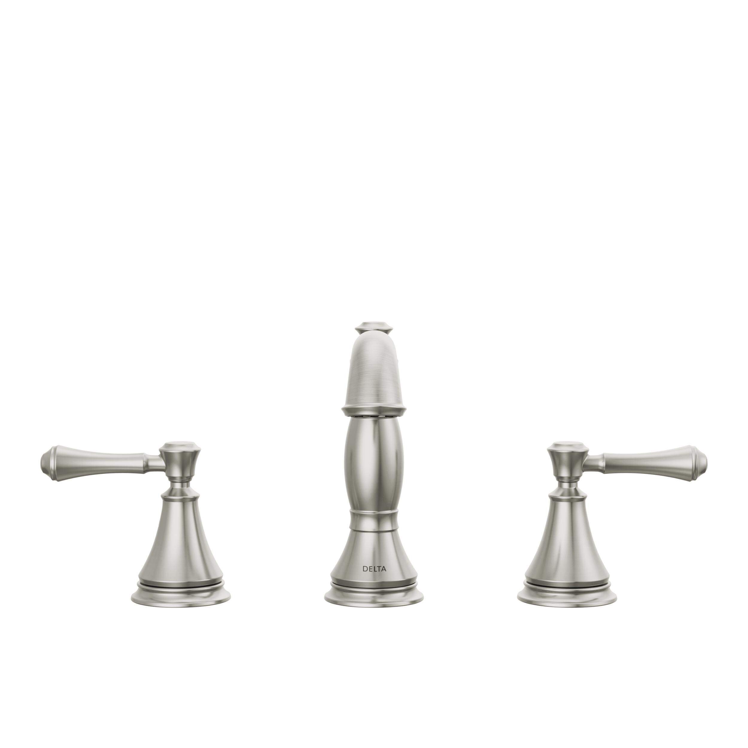 Two Handle Widespread Bathroom Faucet in Stainless 3597LF-SSMPU