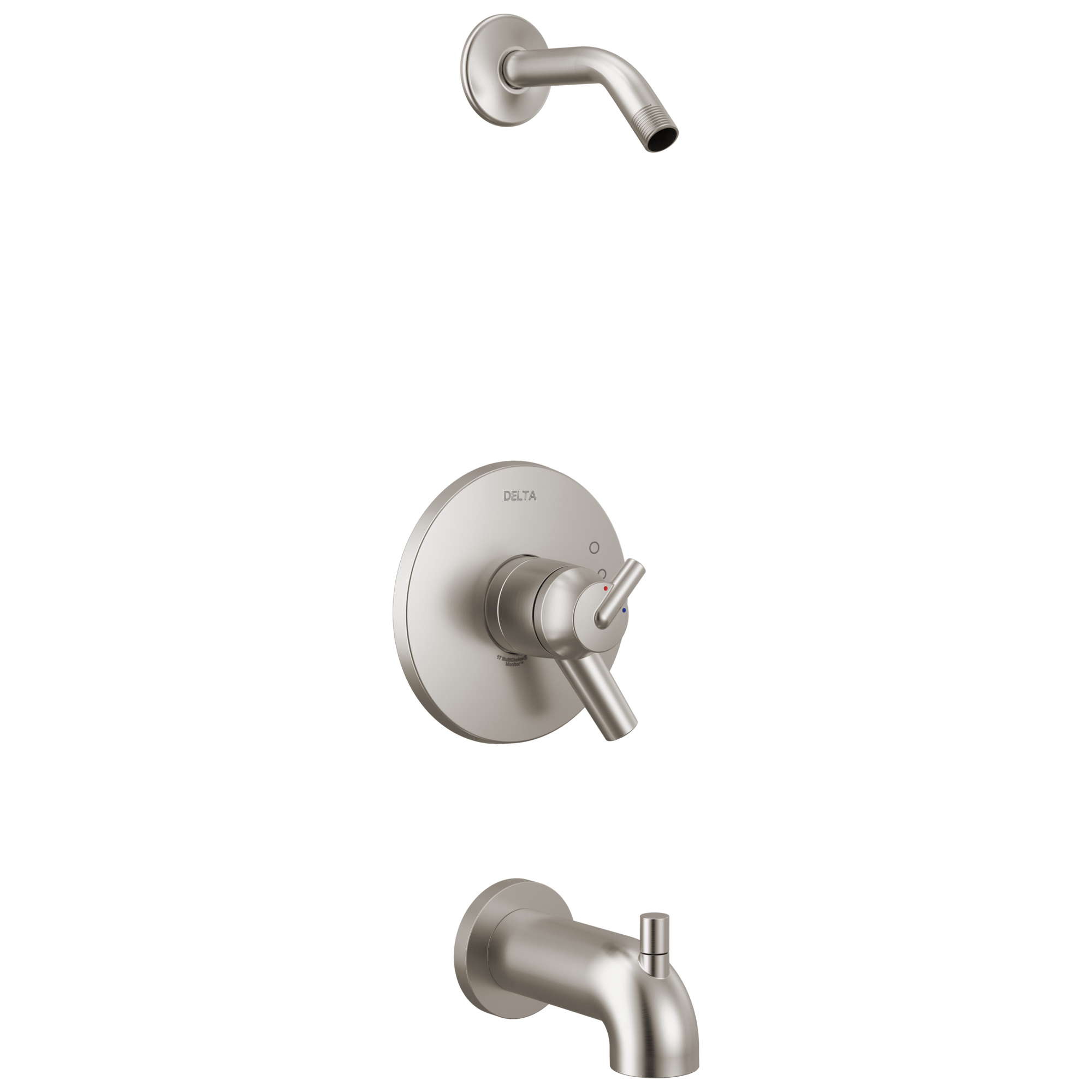 Delta Faucet Trinsic Monitor 17 Series Tub & Shower Trim - Less Shower Head - Stainless
