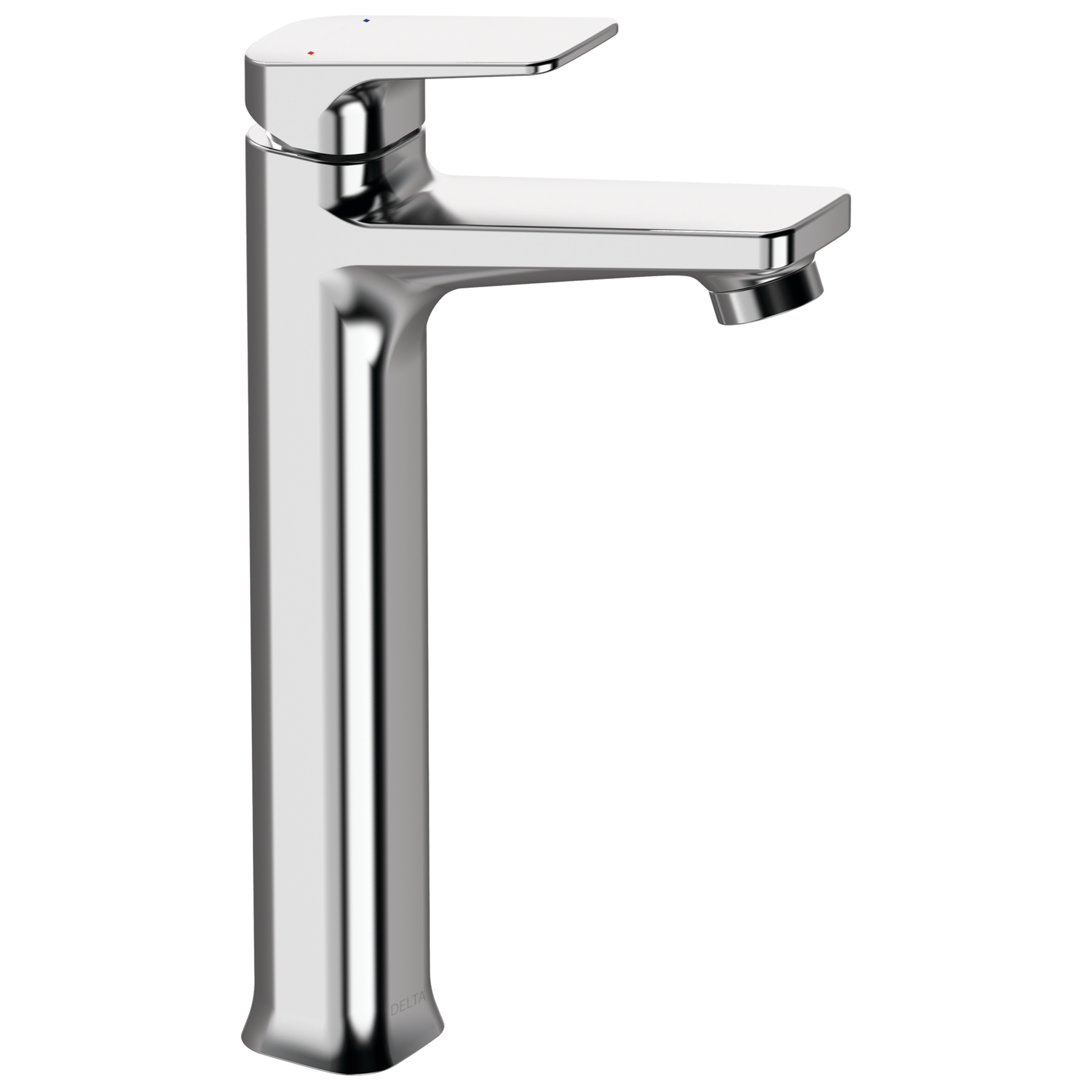 Single Handle Tall Vessel Faucet without Pop-Up in Chrome — image 1