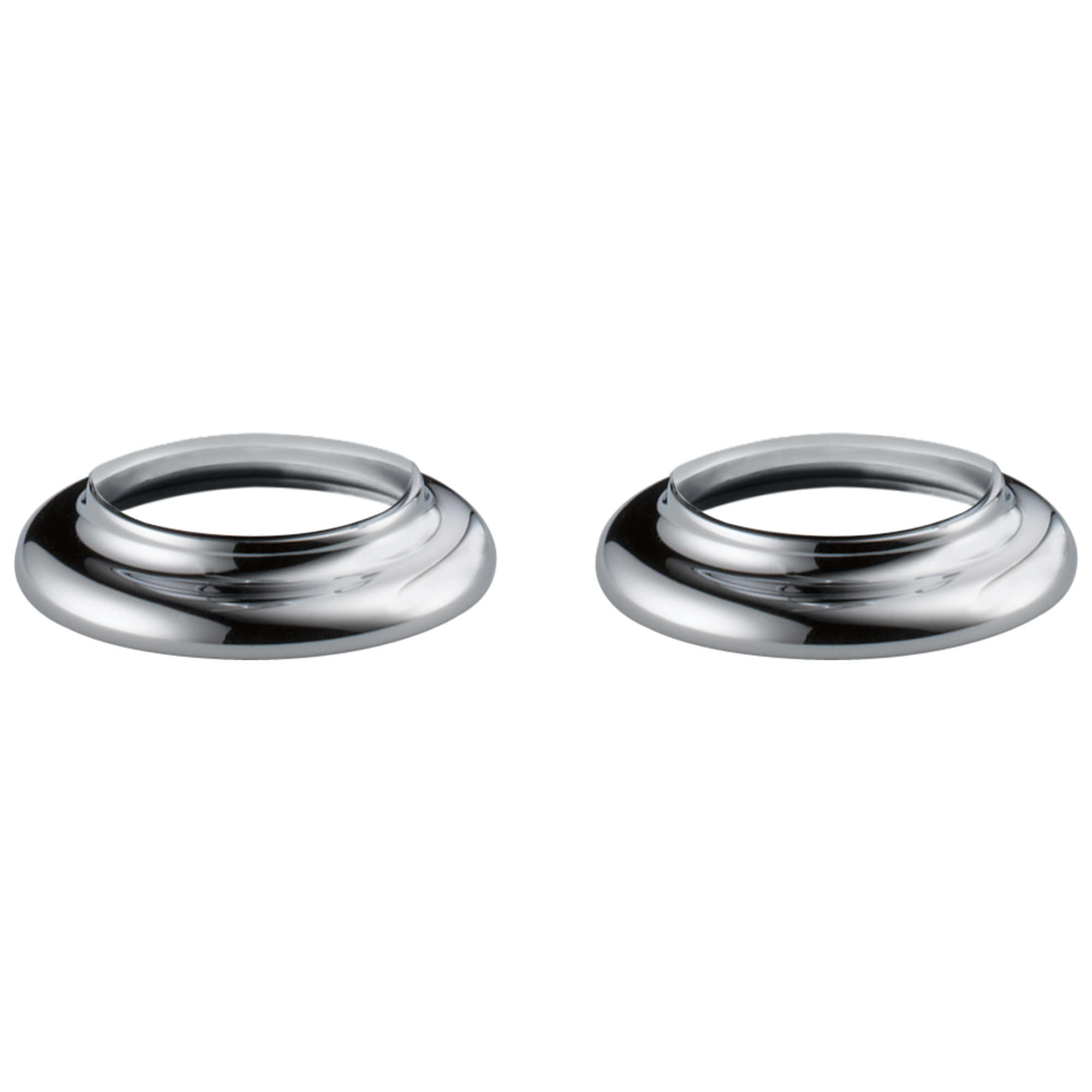 Delta Faucet Windemere Handle Bases & Gaskets (2) - - Chrome