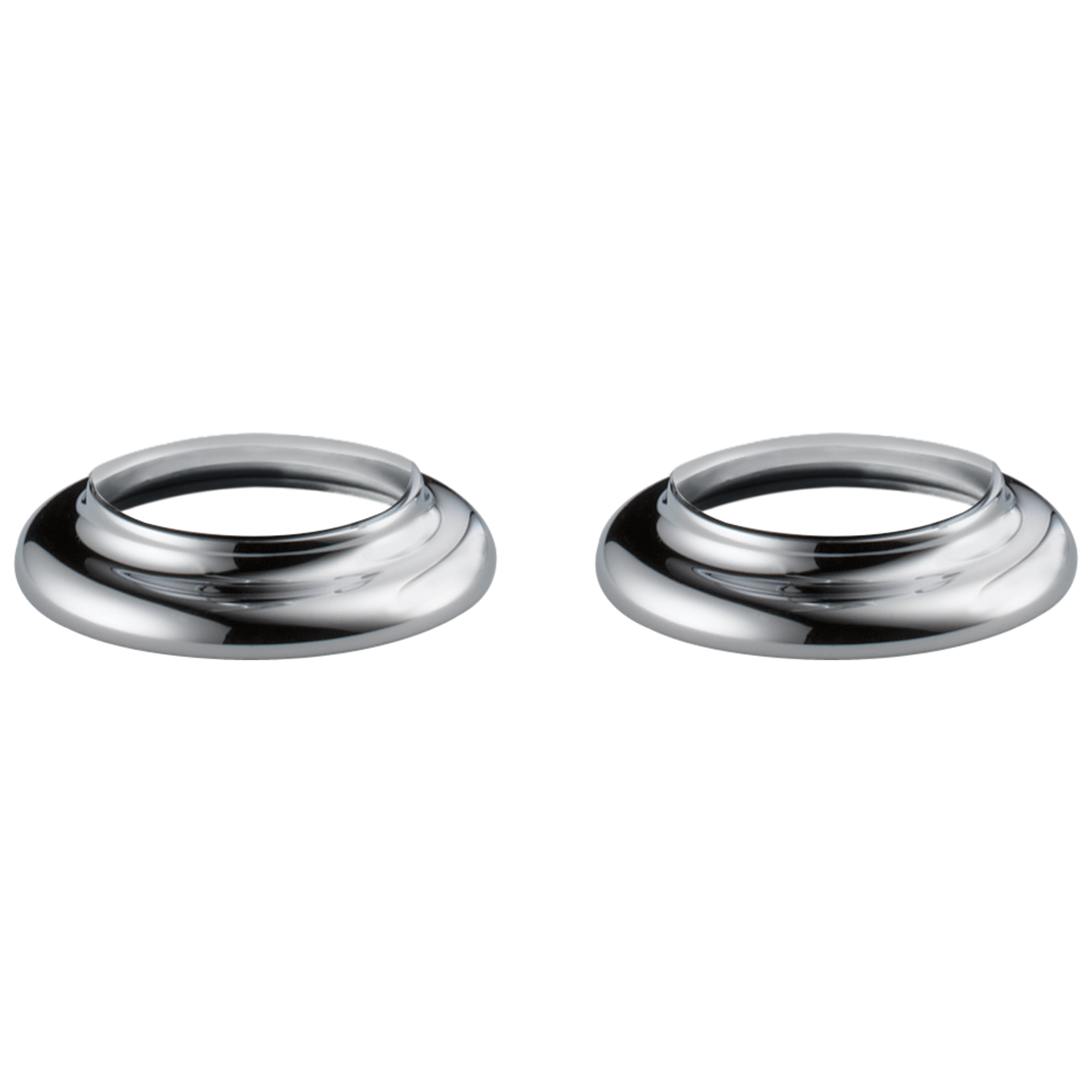 Handle Bases & Gaskets (2) in Chrome RP62151 Delta Faucet