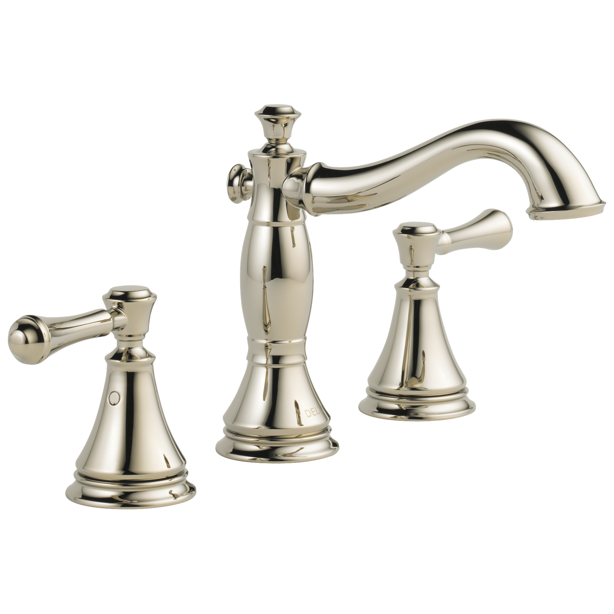 Delta Faucet CassidyE Two Handle Widespread Bathroom Faucet - Polished Nickel