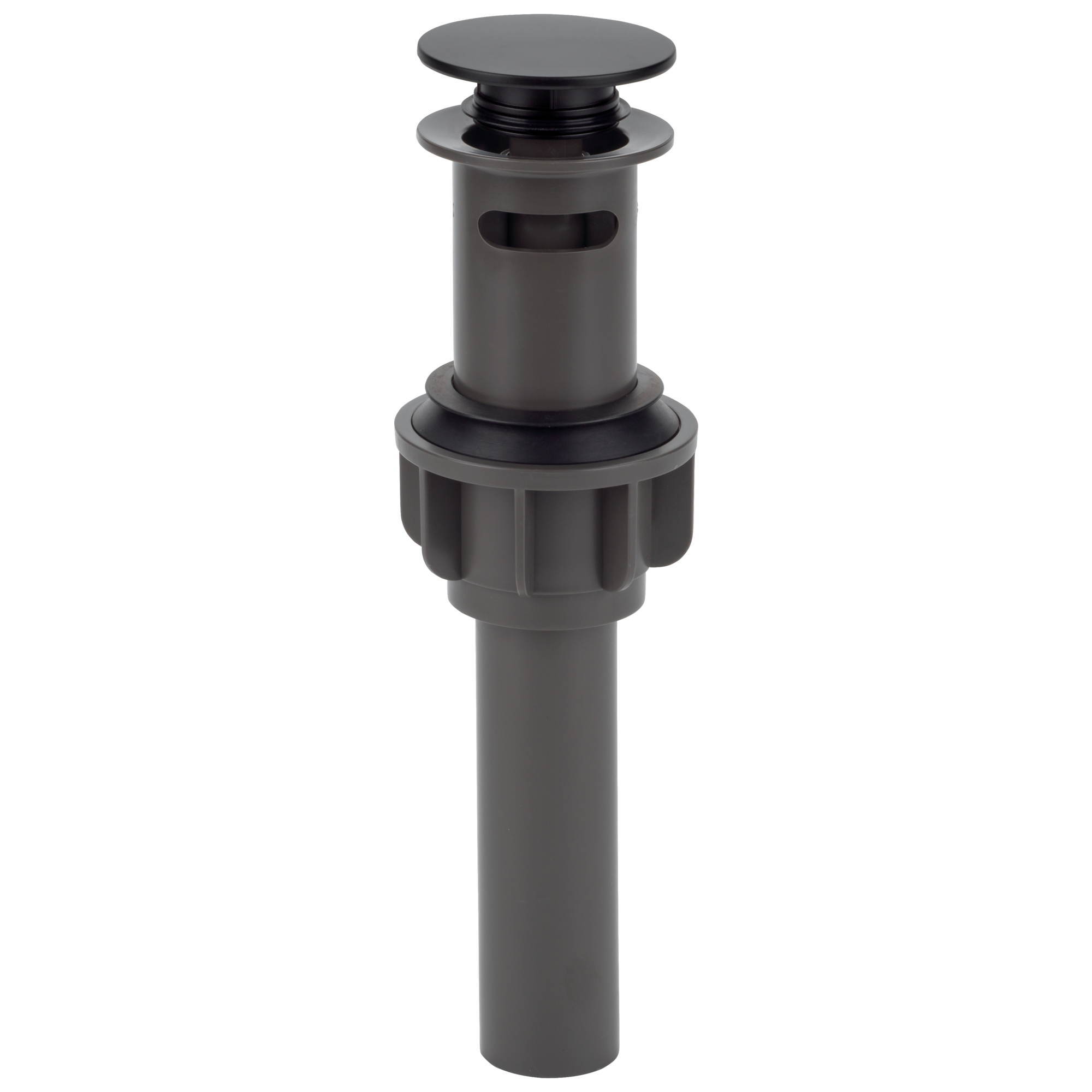 Broadmoor Plastic Push Pop Up - Matte Black