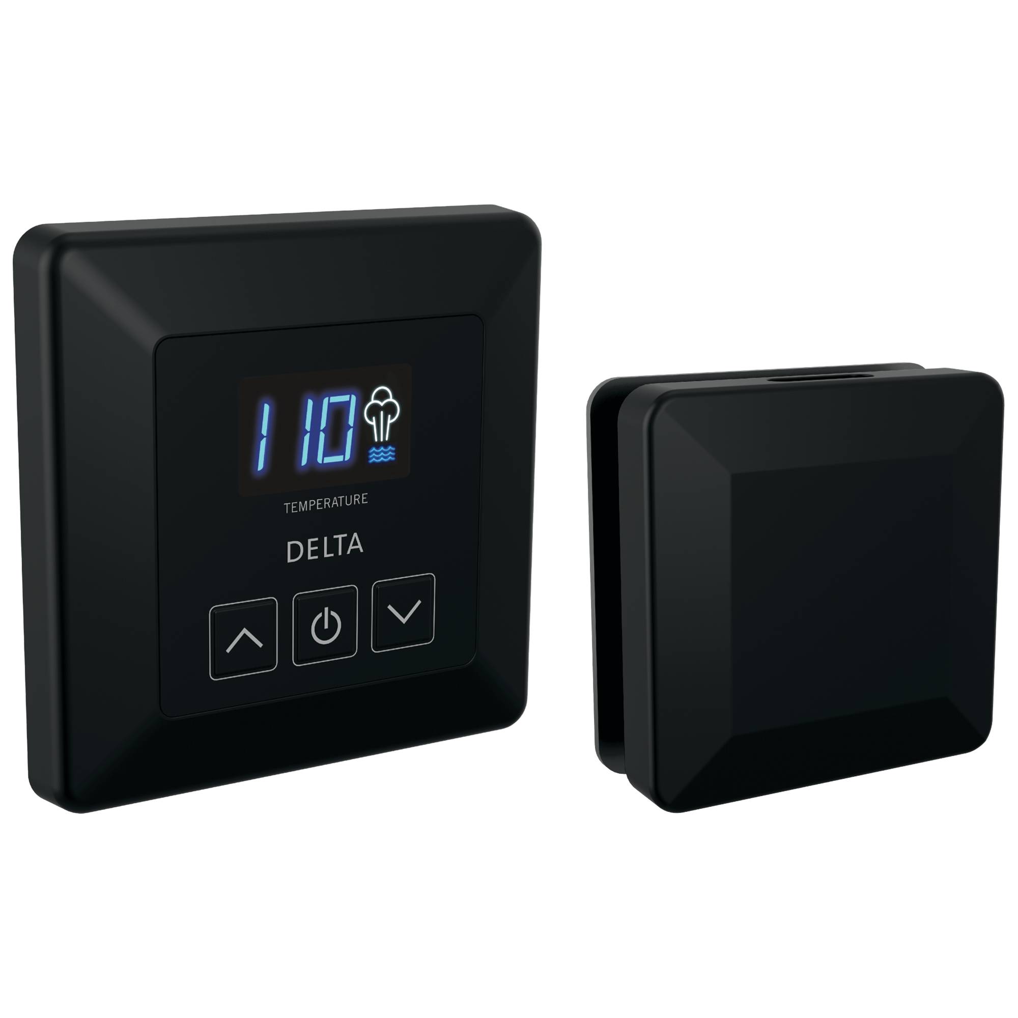 Delta Faucet Universal Showering Components SimpleSteamE Control and Steam Head - Matte Black