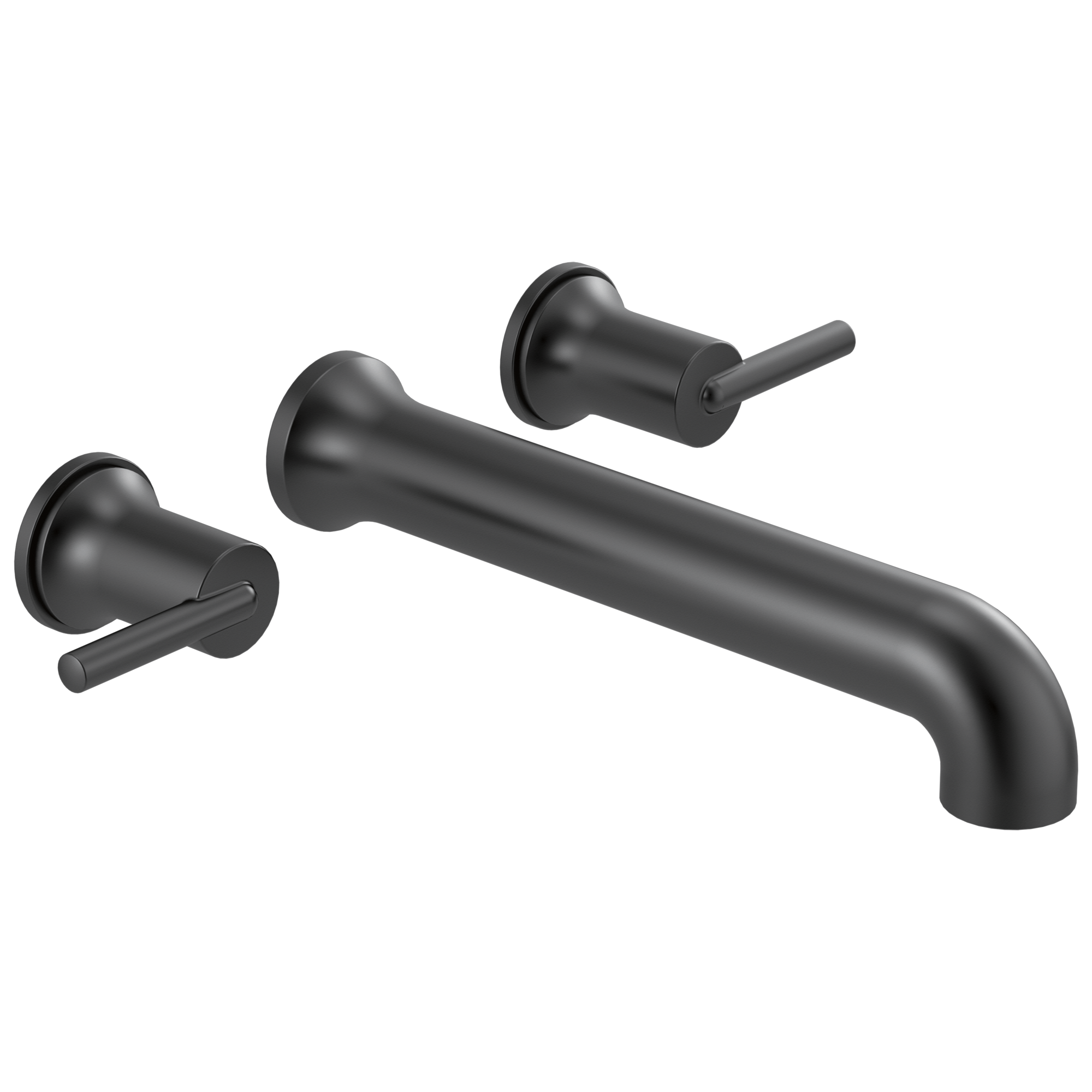 Delta Faucet Trinsic Wall Mounted Tub Filler - Matte Black