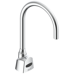 Single Hole Hardwire Electronic Basin Faucet with Gooseneck Spout