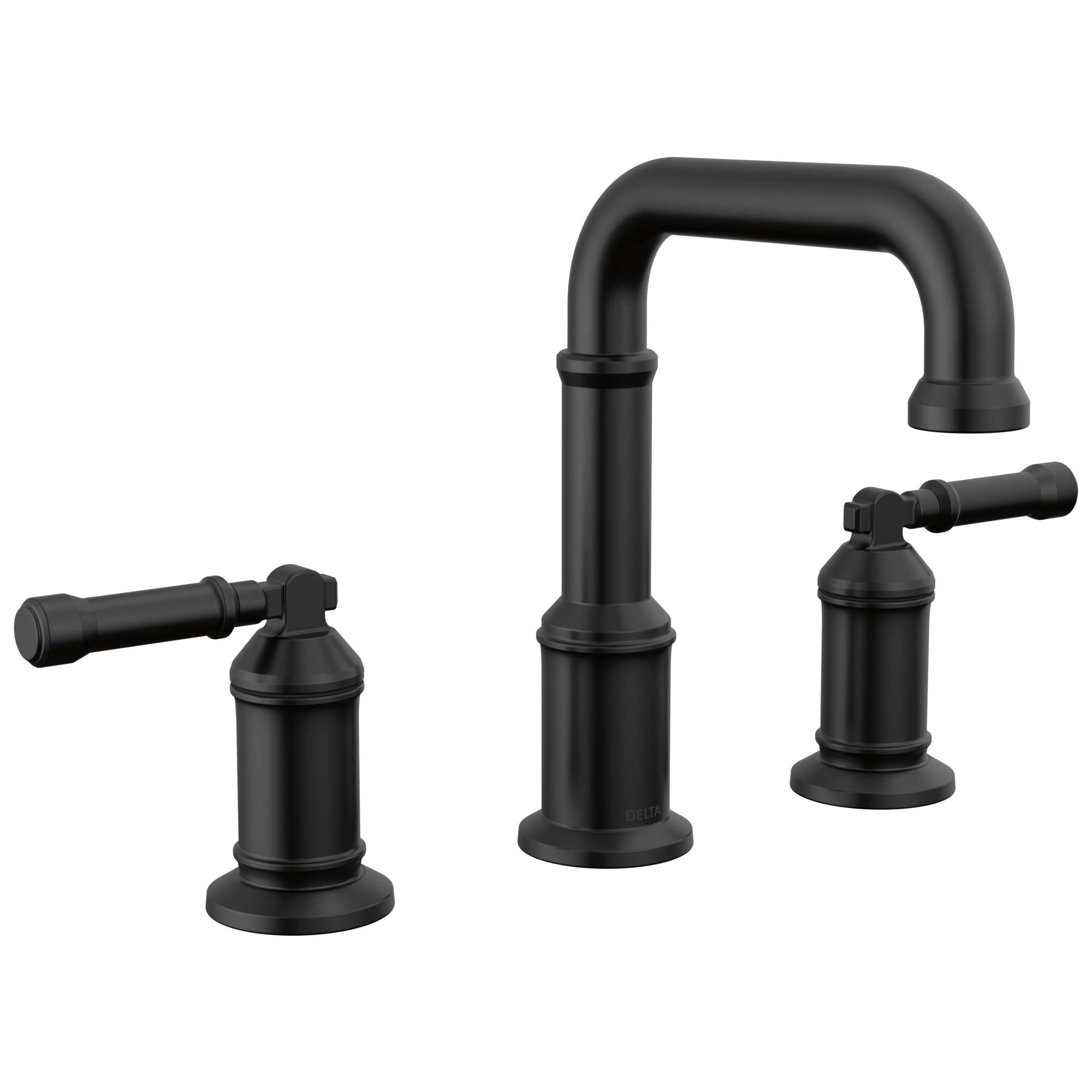 BroderickE Two Handle Widespread Bathroom Faucet - Matte Black