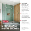 ShowerSense Digital 4-Port Thermostatic Shower Rough