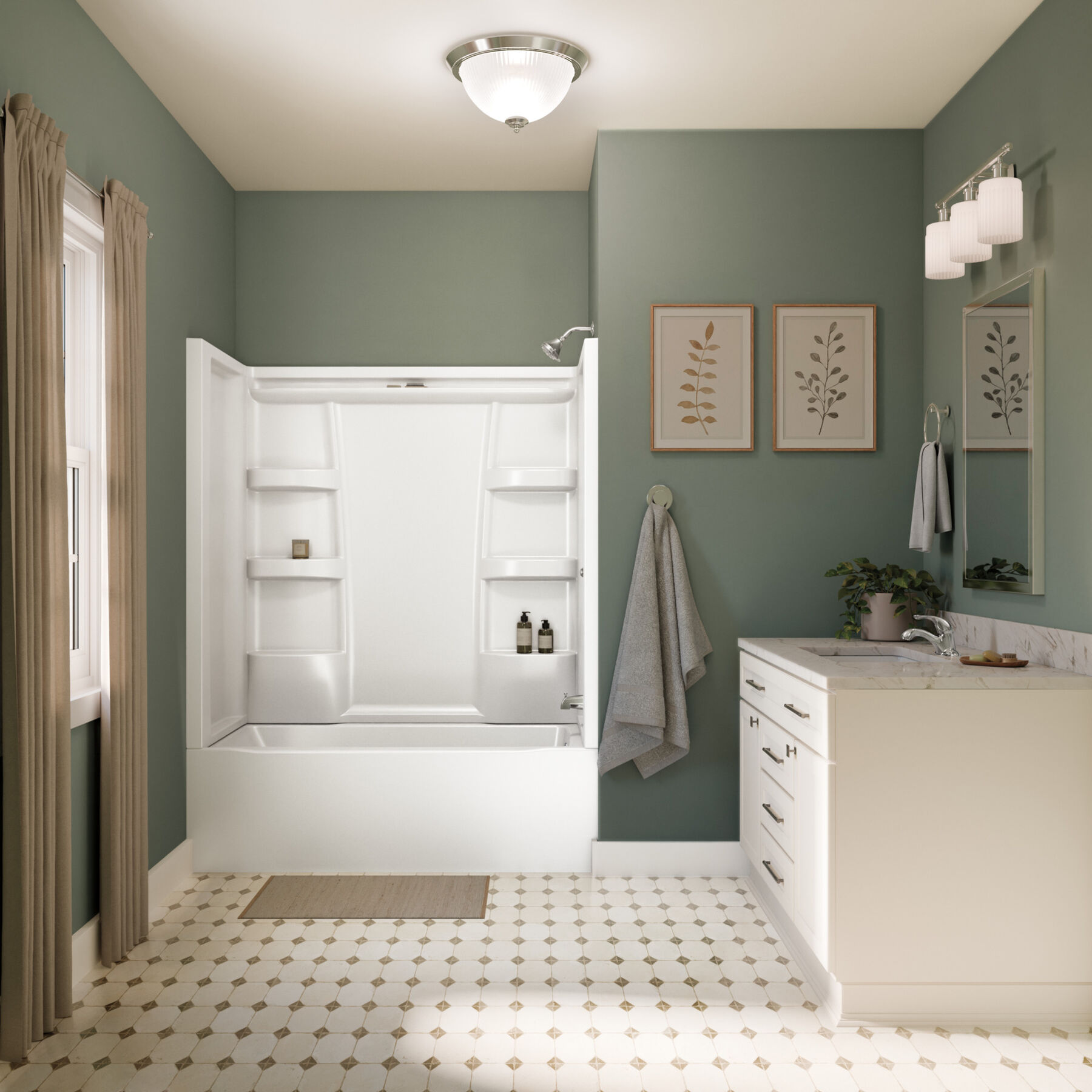 Procrylic 60 in. x 32 in. Bathtub Surround, image 6