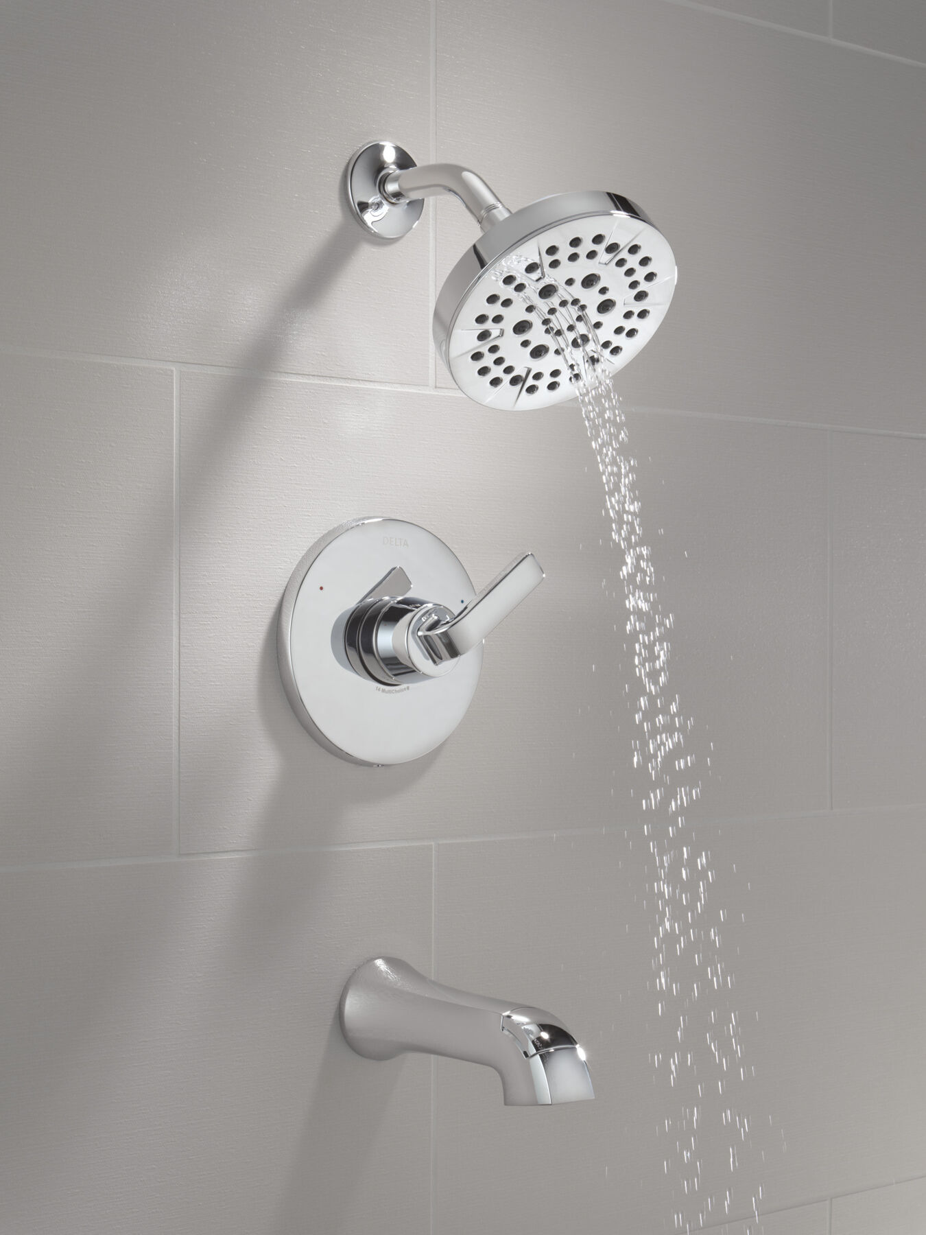 Widespread Lavatory Faucet with 14 Series Tub Shower Trim and Bathroom Accessories Bundle