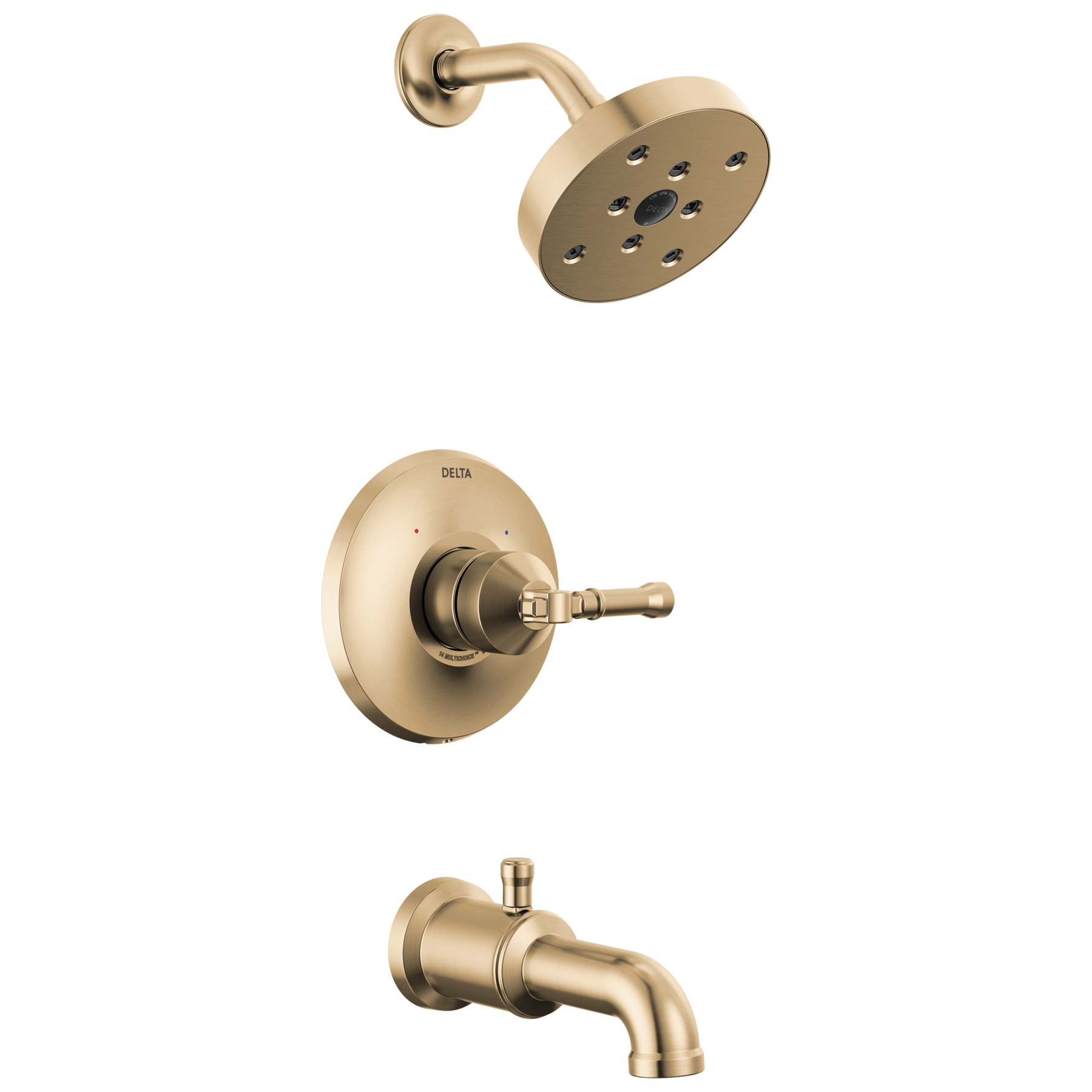14 Series Tub Shower Trim in Lumicoat® Champagne Bronze T14484-CZ