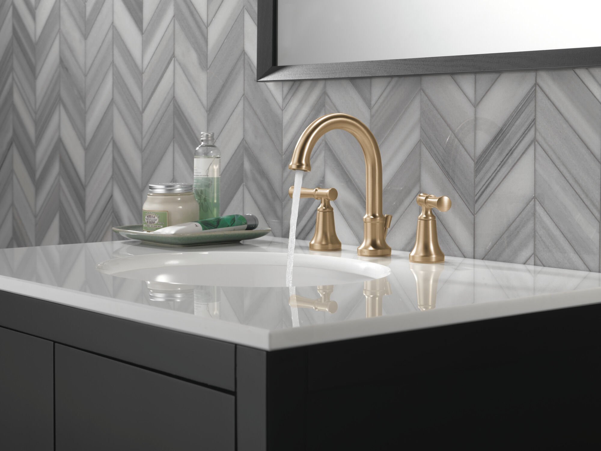 Widespread Bathroom Faucet 2L (Recertified) in Champagne Bronze