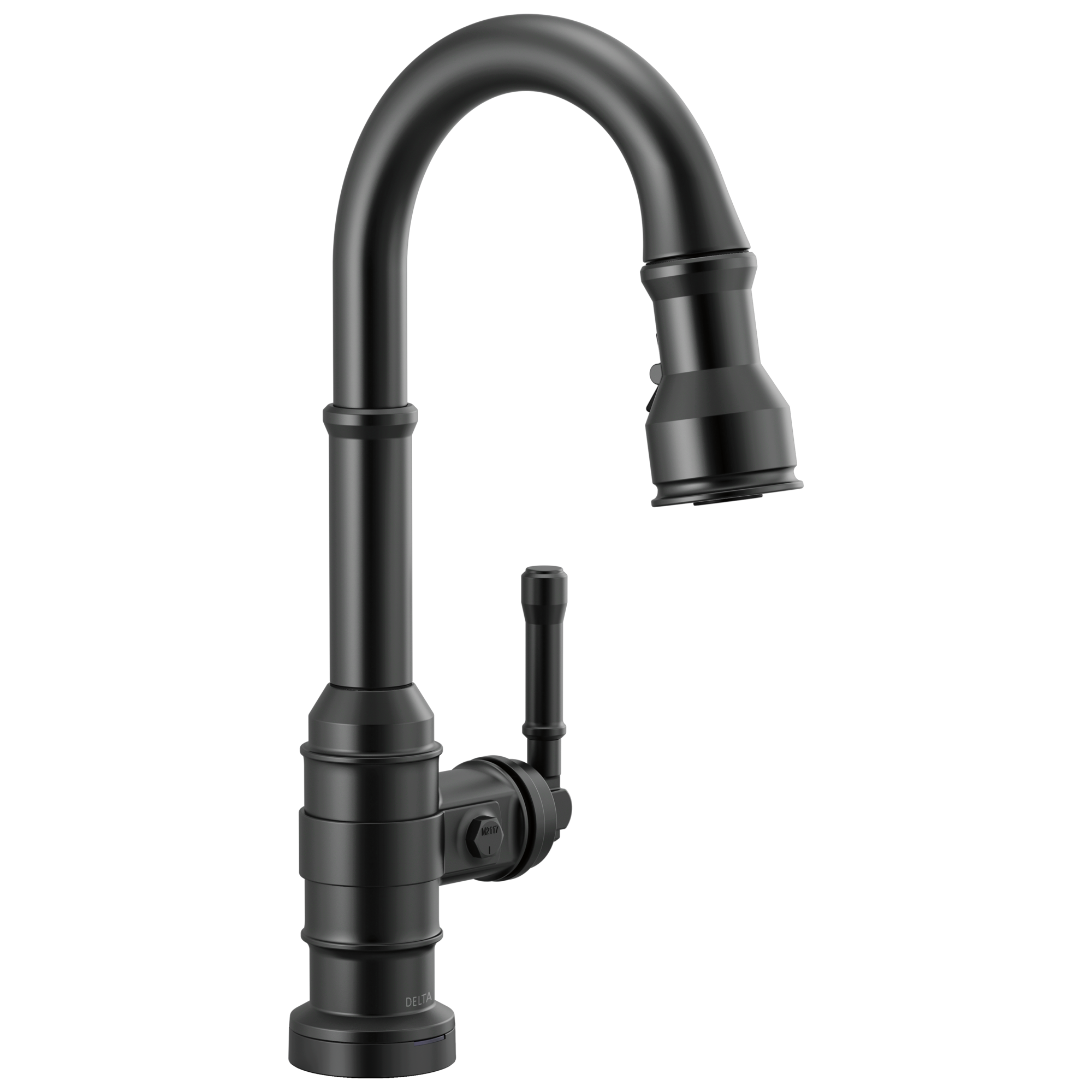 BroderickE Single Handle Pull-Down Bar / Prep Faucet With Touch2O Technology - Matte Black