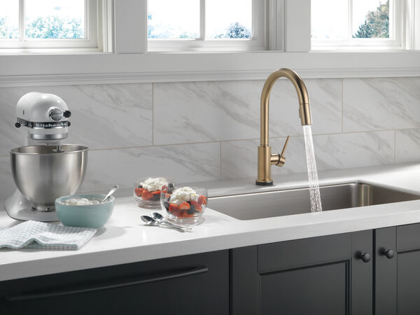 Single Handle Pull-Down Kitchen Faucet with Touch2O® Technology