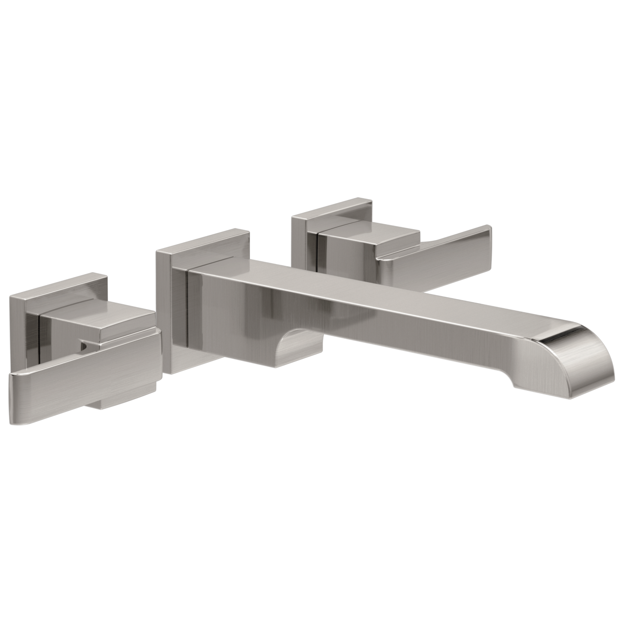 Delta Faucet Ara Two Handle Wall Mount Bathroom Faucet Trim - Stainless