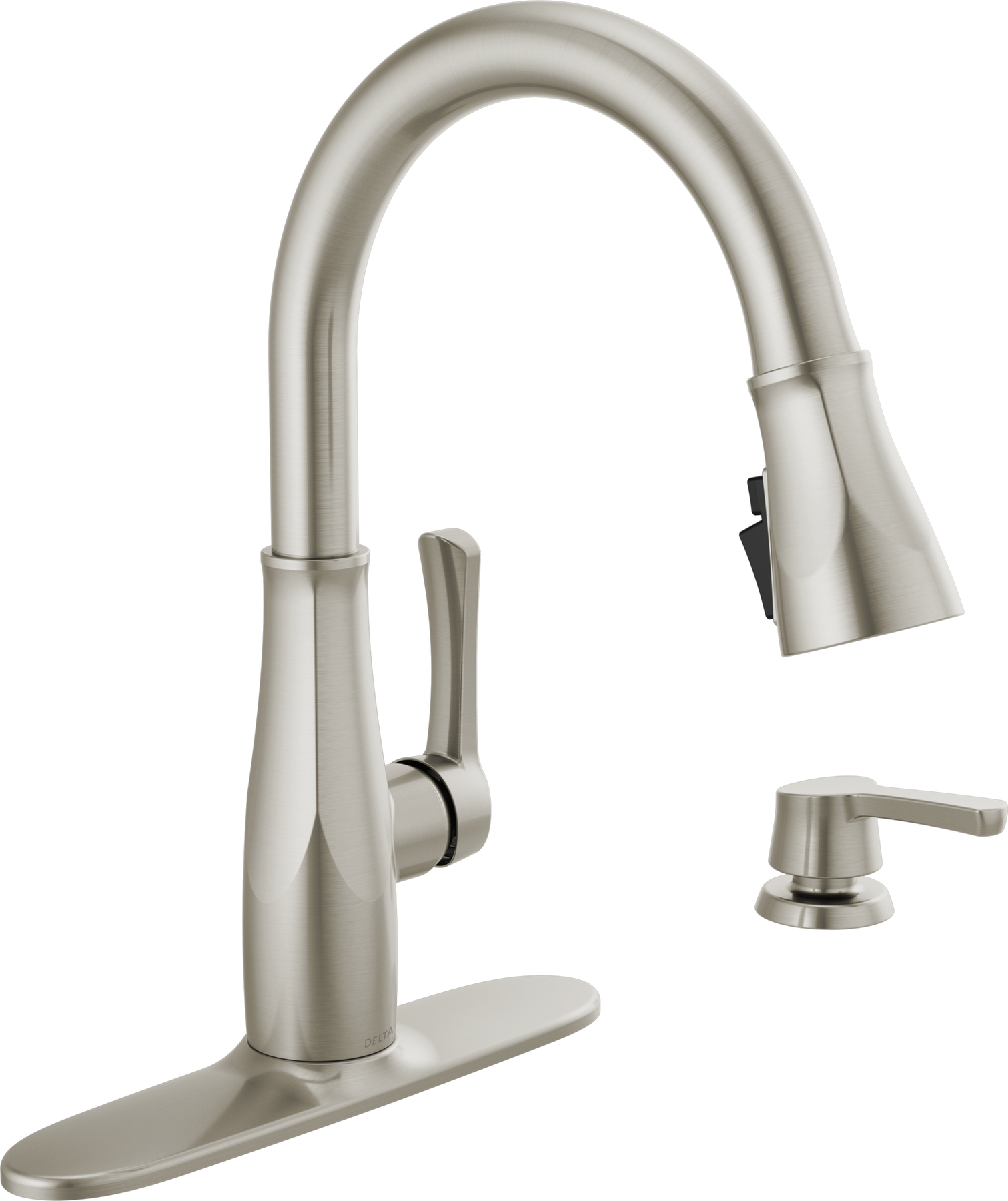 Single Handle Kitchen Faucet (Recertified) in Spotshield Stainless