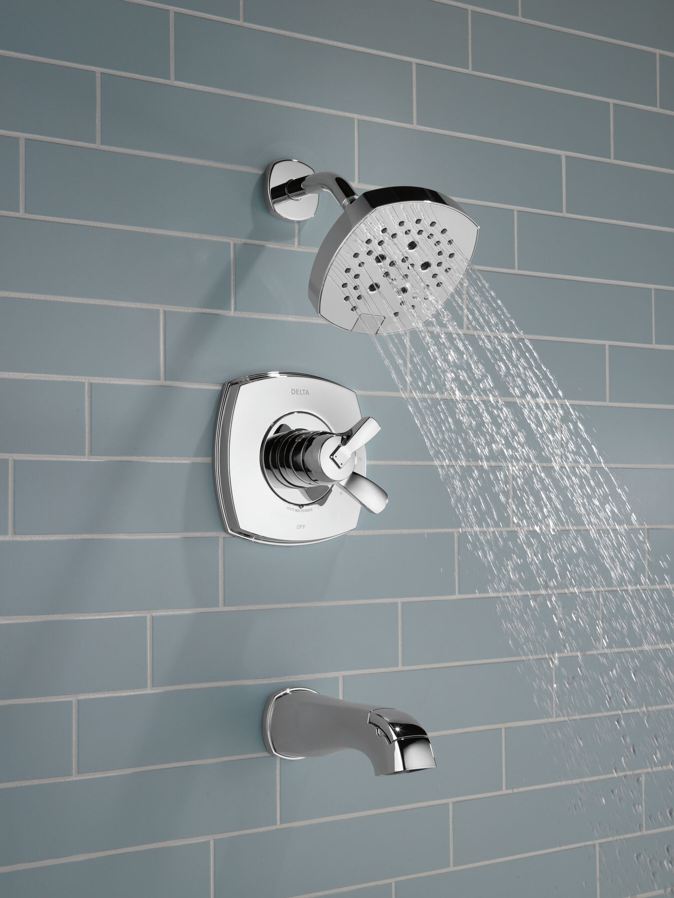 17 Series Tub and Shower Only in Chrome T17476 | Delta Faucet