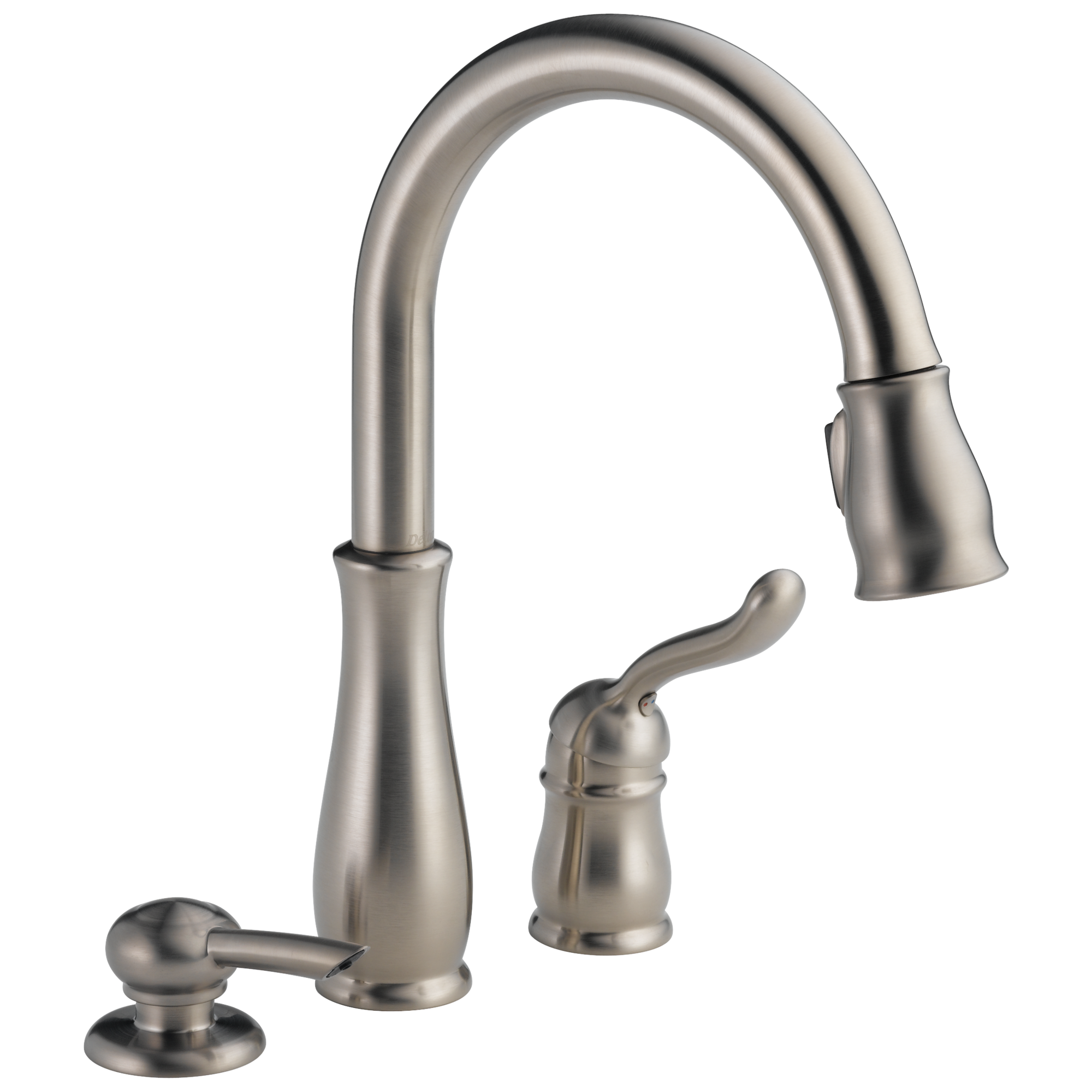 Delta Leland Single-Handle Pull-Down Sprayer Kitchen Faucet Stainless 