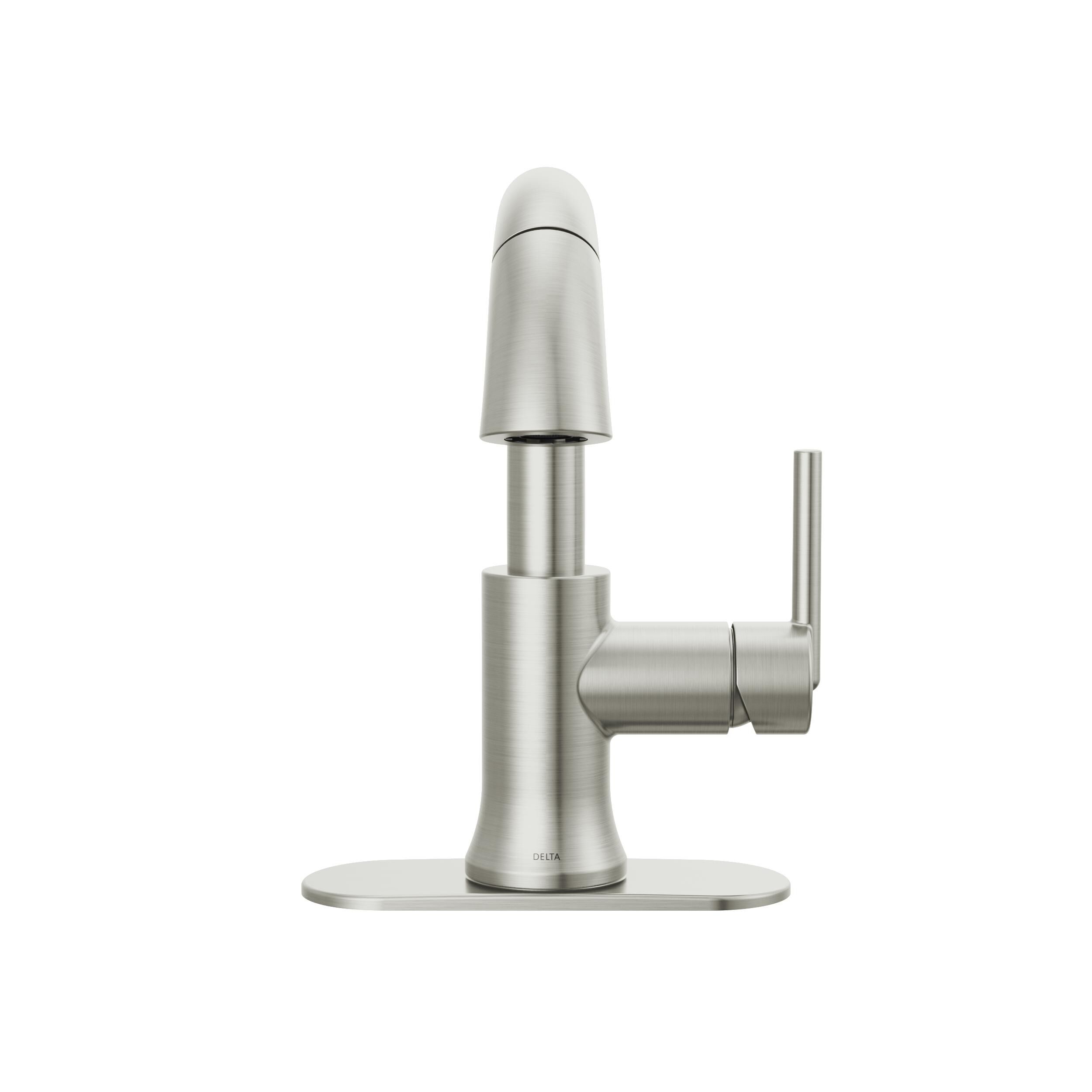 新品未使用　USA製DELTA SLASHER M SQD Single Handle Pull-Down Bathroom Faucet in Stainless 559HAR-SSPD