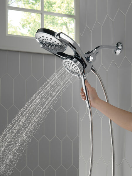HydroRain® 4-Setting Two-in-One Shower Head, image 3