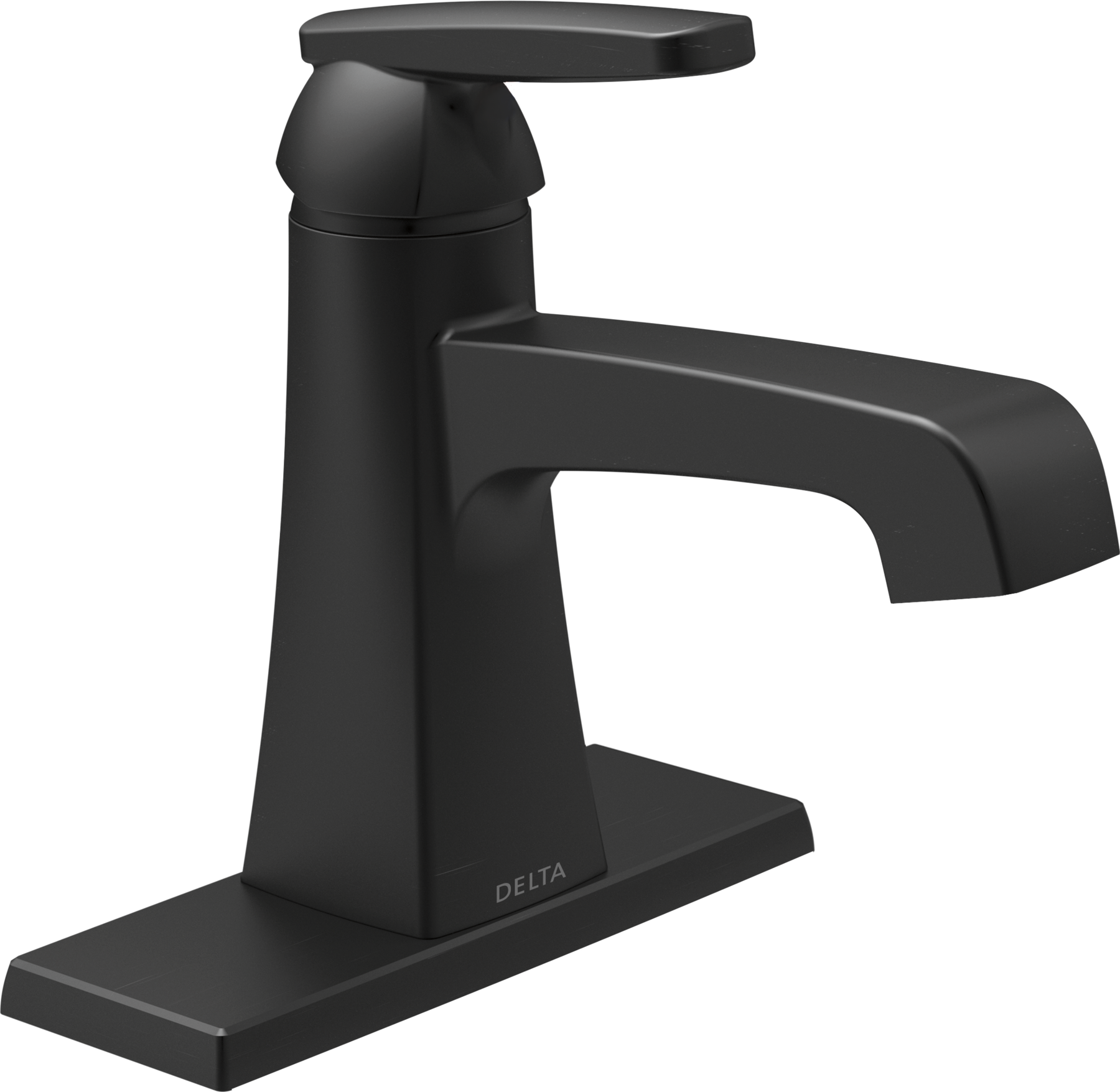 Single Handle Lavatory Faucet - Metal Pop-Up in Matte Black 564