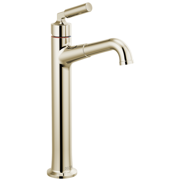 Single Handle Vessel Bathroom Faucet in Polished Nickel 748LF-PN