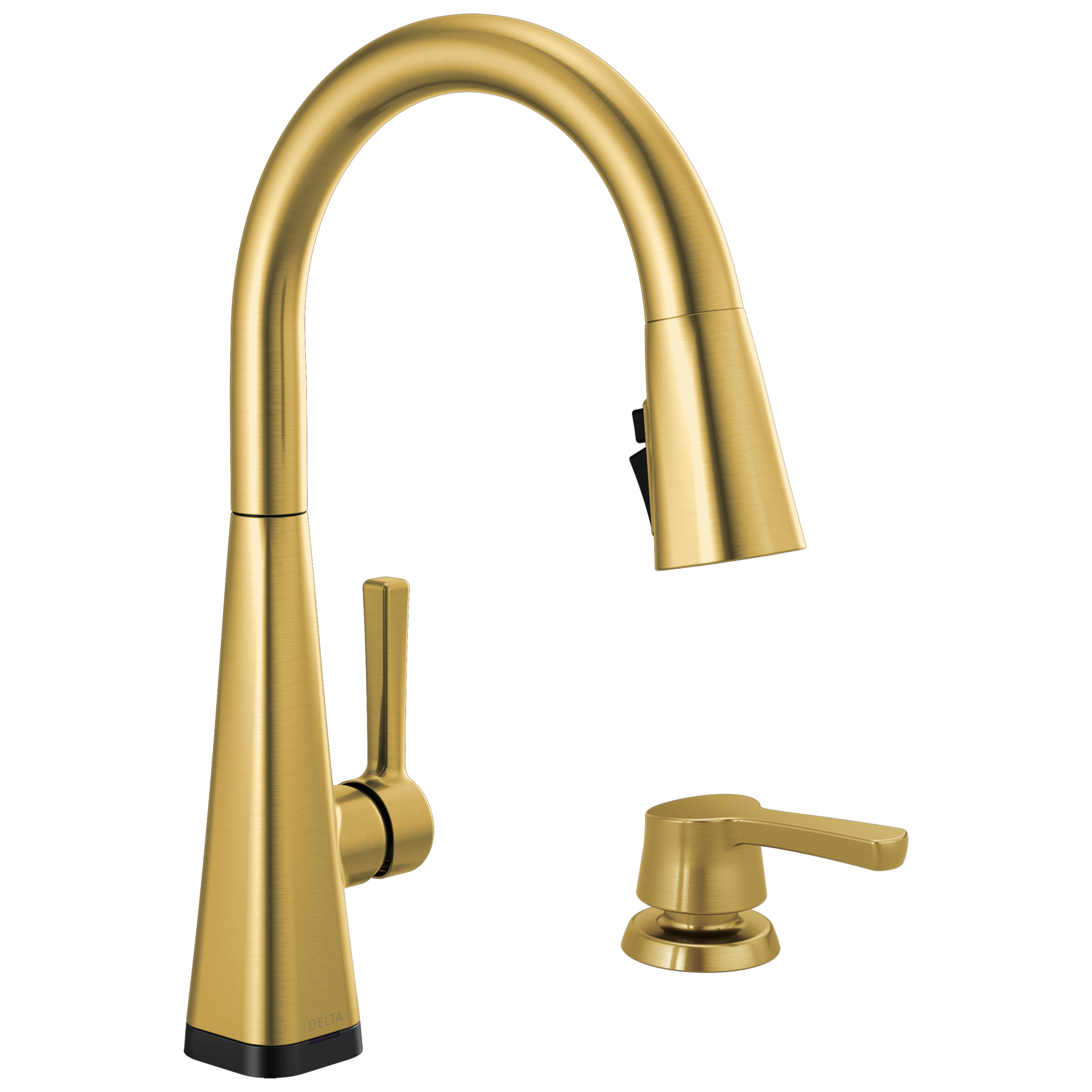 Touch2O Pull-Down Kitchen Faucet with Soap Dispenser Bundle in