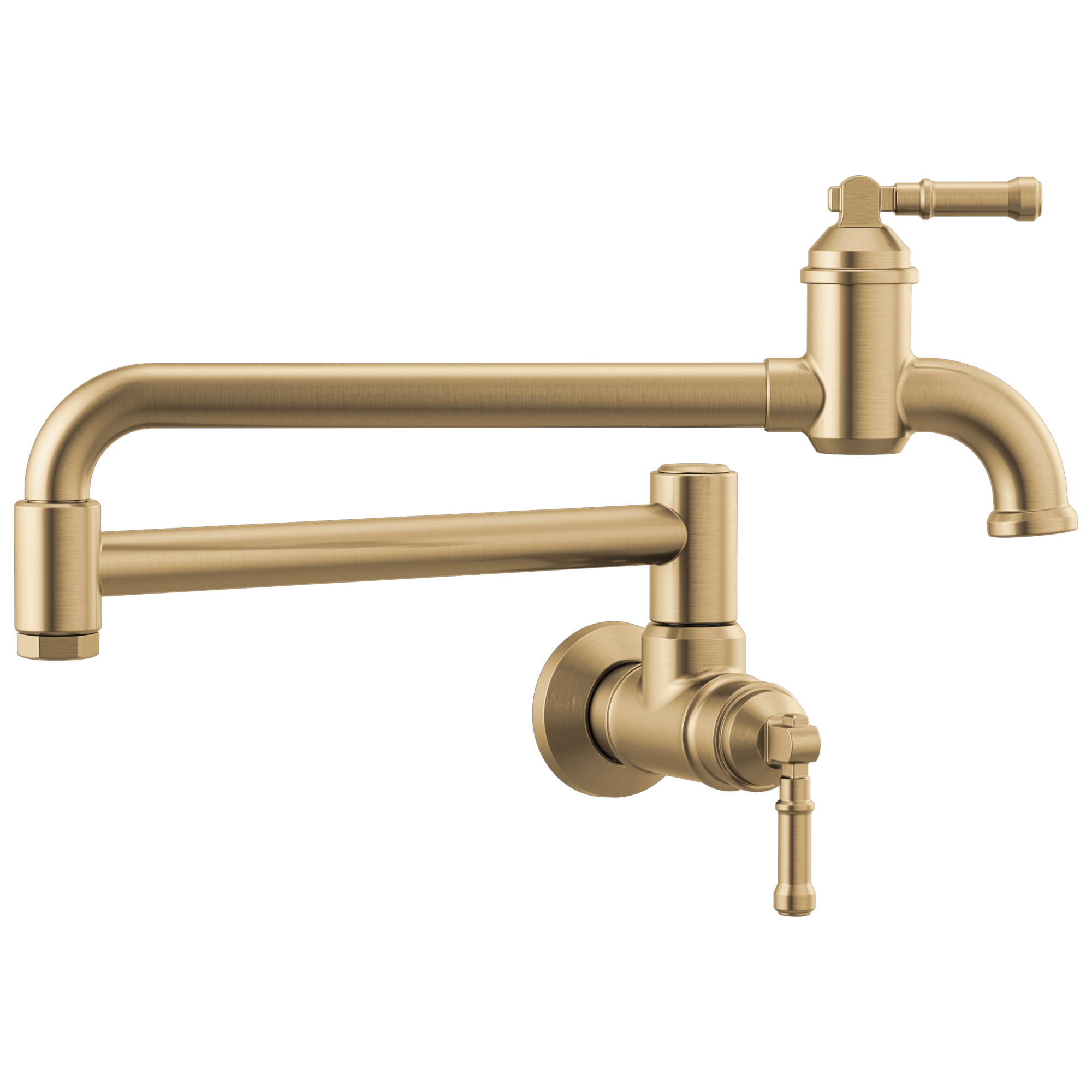 BroderickE Wall Mount Pot Filler - Champagne Bronze