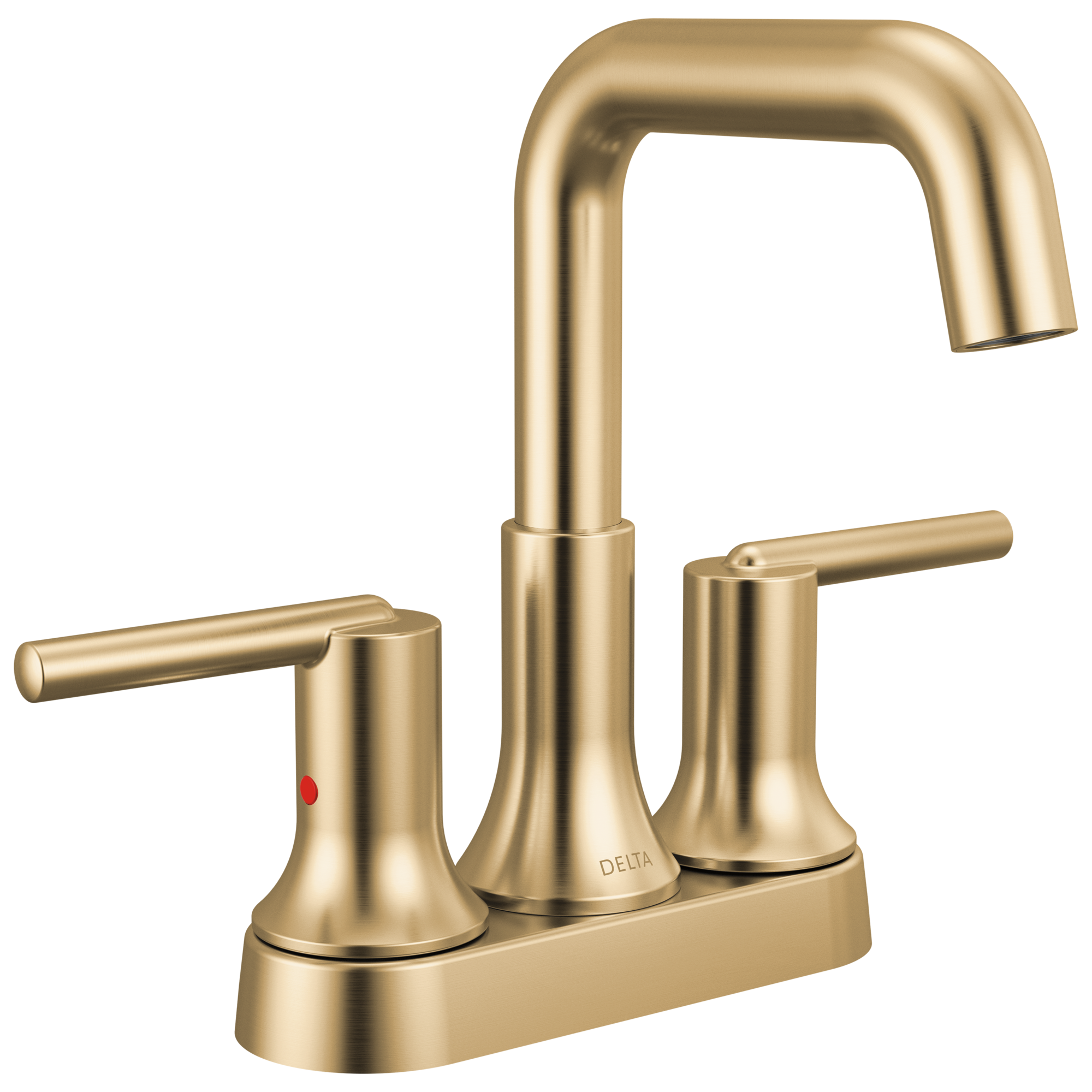 Delta Faucet Trinsic Centerset Bathroom Faucet - Champagne Bronze