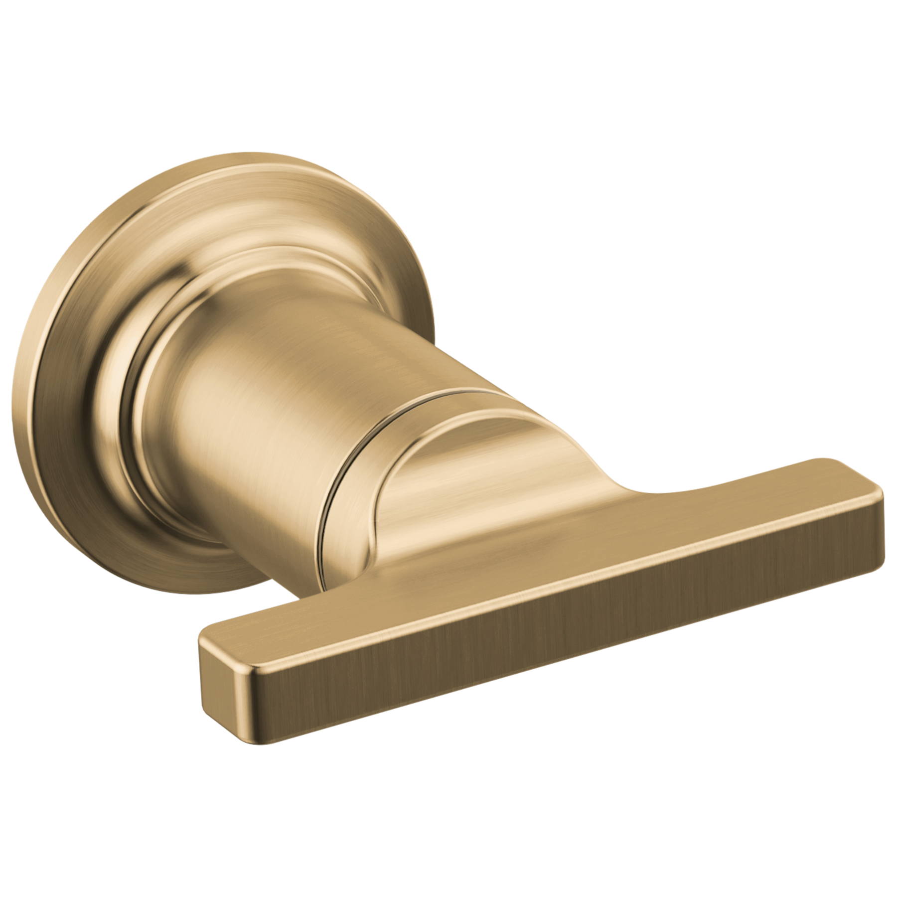 Wall Mount Tub Filler Handle - T-Lever in Lumicoat® Champagne