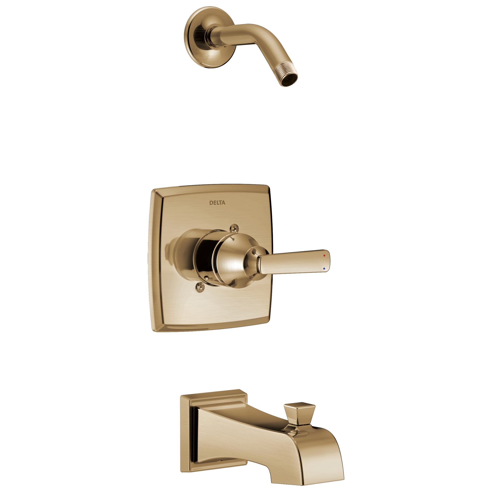 Delta Faucet Ashlyn Monitor 14 Series Tub and Shower Trim - Less Head Champagne Bronze