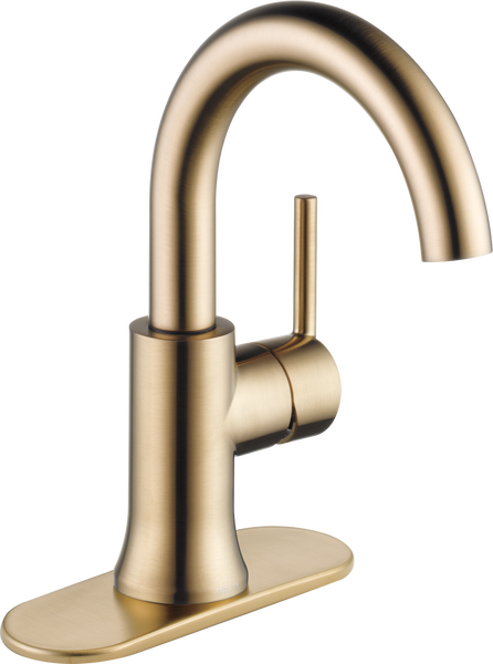 Single Handle Bathroom Faucet (Recertified) in Champagne Bronze