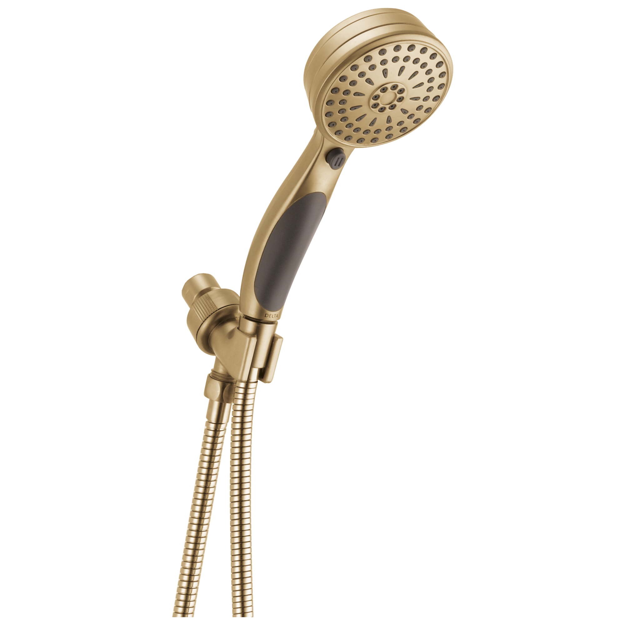 Delta ActivTouch Handbrause – 9 Sprüheinstellungen, Touch-Clean Düsen, Pause-Funktion, 2,5 GPM, Champagne Bronze