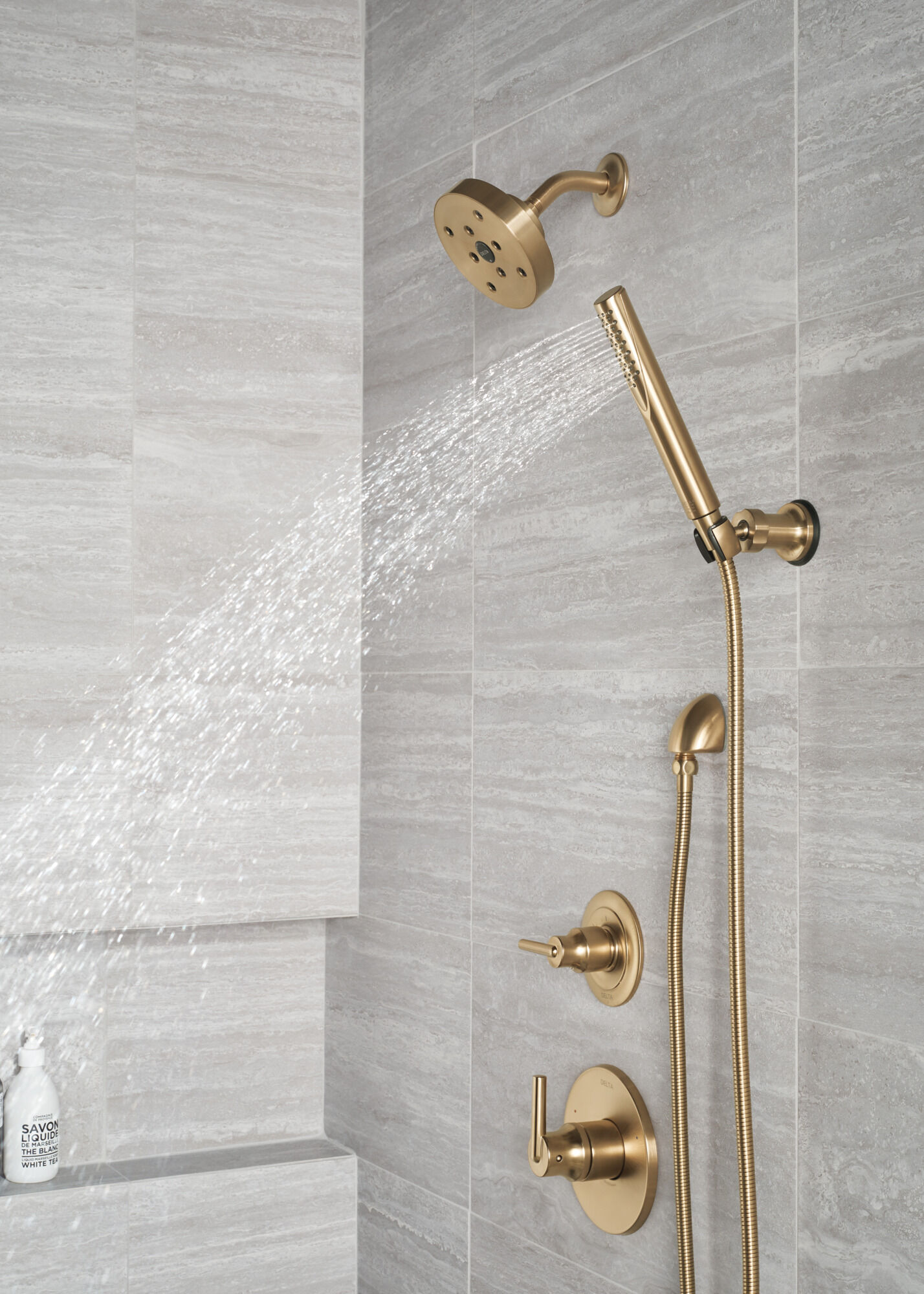 3-Setting Custom Shower Bundle in Champagne Bronze FVS6-TR211-CZ