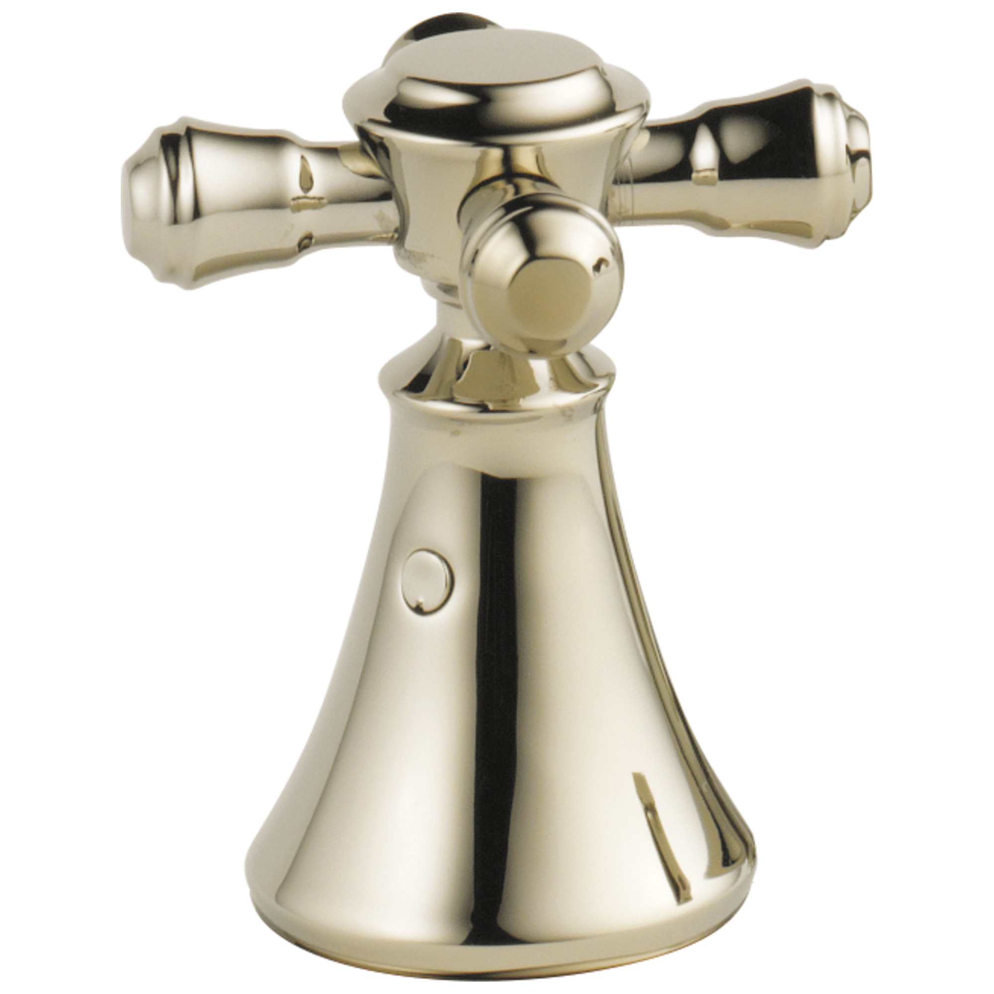 Delta Faucet Cassidy™ Metal Cross Handle - Deck Mount Bathroom & Bidet in Polished Nickel