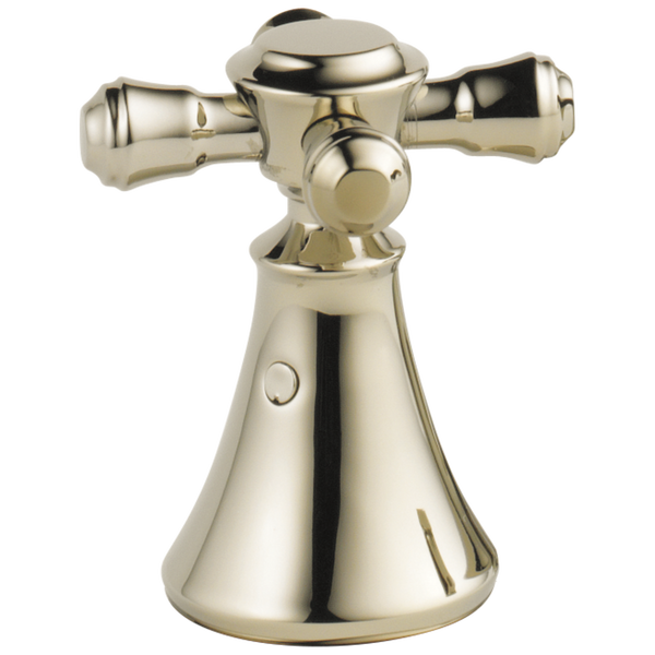 Metal Cross Handle Set - Deck Mount Bathroom & Bidet in Polished