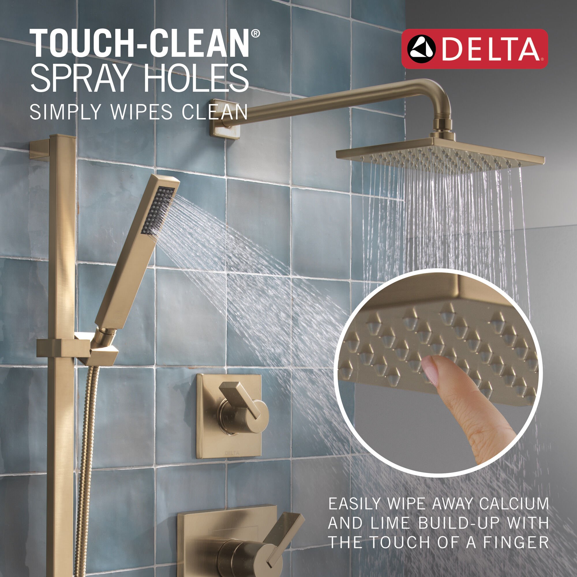 3-Function Custom Shower Bundle in Champagne Bronze FVS6-VO2101-CZ