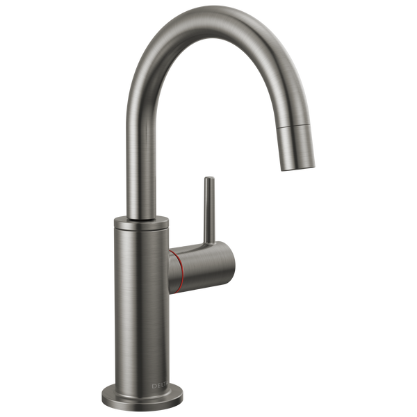 Contemporary Round Instant Hot Water Dispenser in Black Stainless  1930LF-H-KS | Delta Faucet