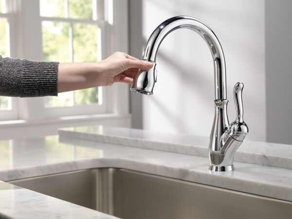 Single Handle Pull-Down Kitchen Faucet with ShieldSpray ...